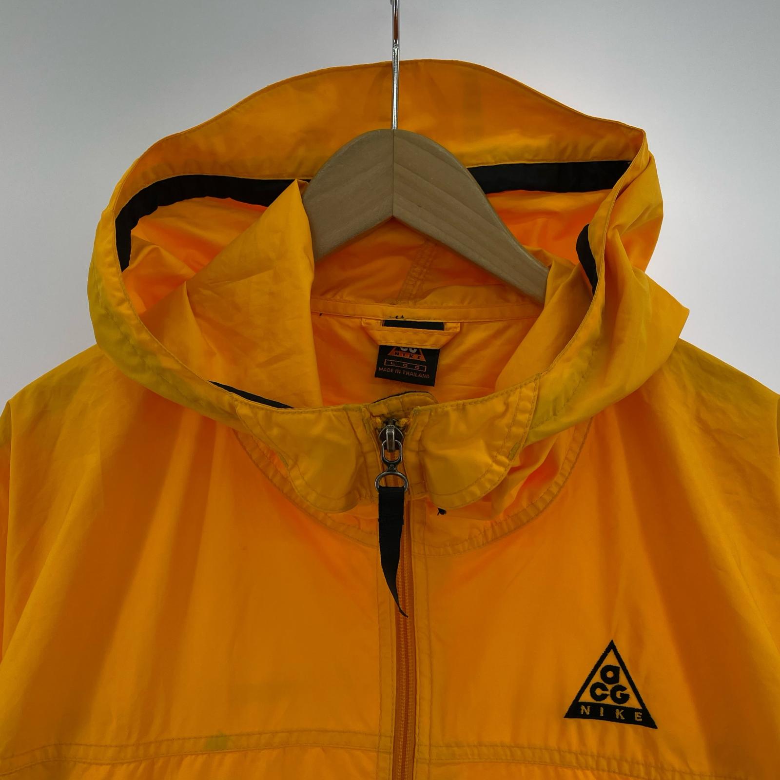 ジャケット NIKE ACG アノラックパーカー L イエロー×ブラック L