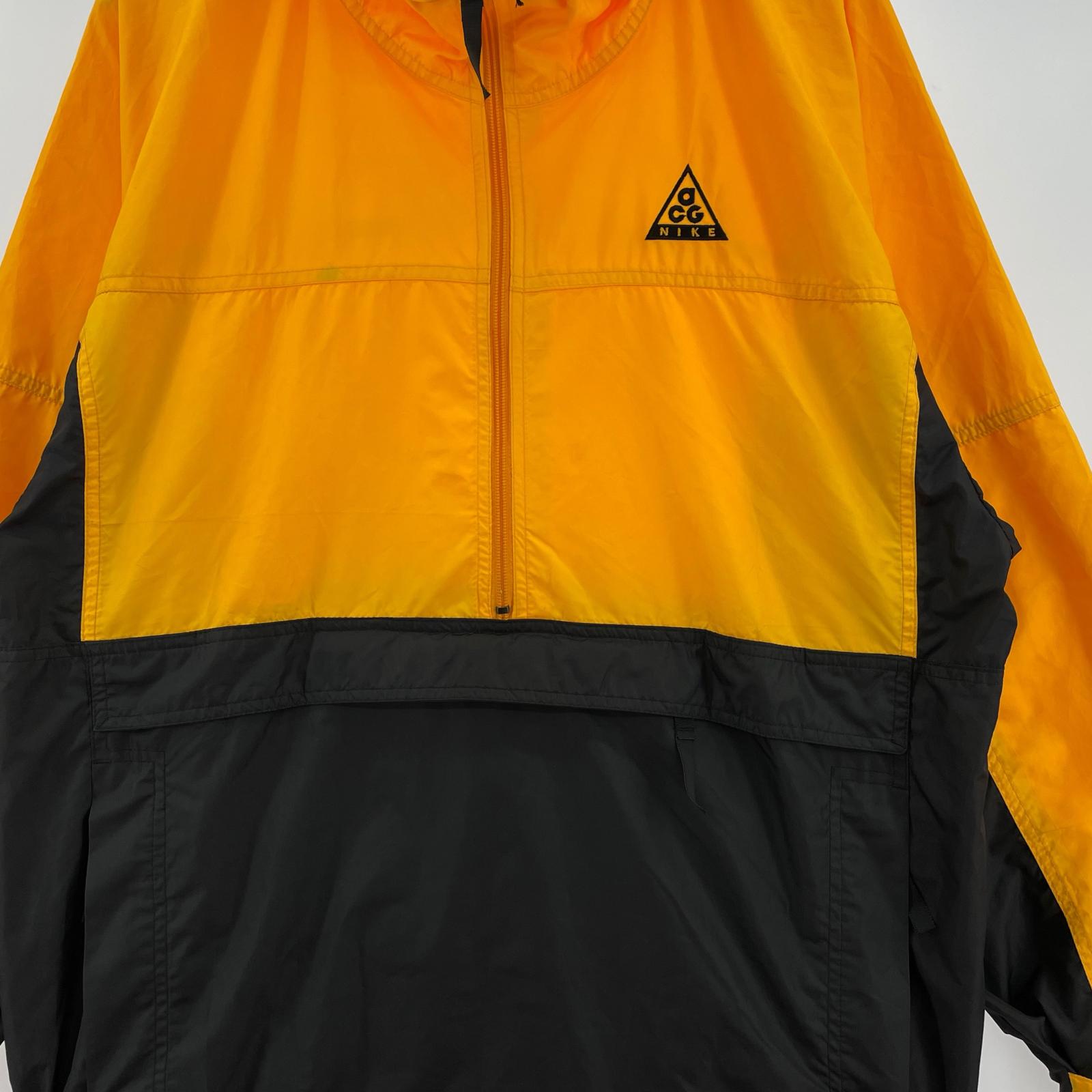 ジャケット NIKE ACG アノラックパーカー L イエロー×ブラック L
