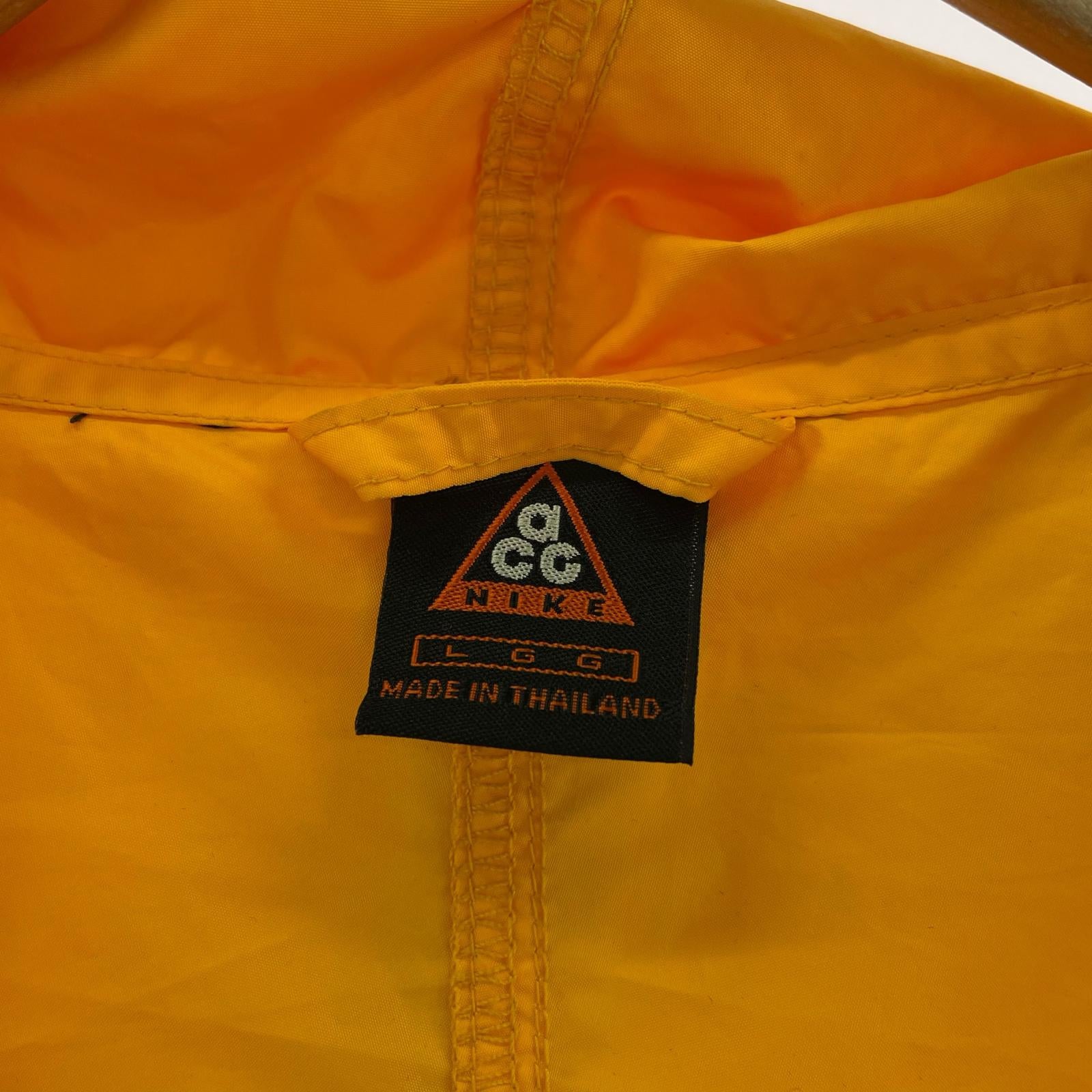 ジャケット NIKE ACG アノラックパーカー L イエロー×ブラック L