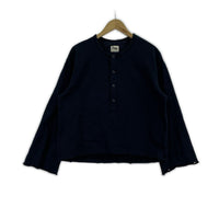 スウェット HOWIE clothing アームカバー付き ヘンリーネック ネイビー