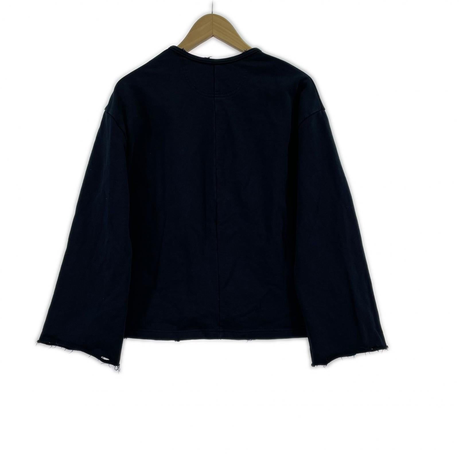 スウェット HOWIE clothing アームカバー付き ヘンリーネック ネイビー