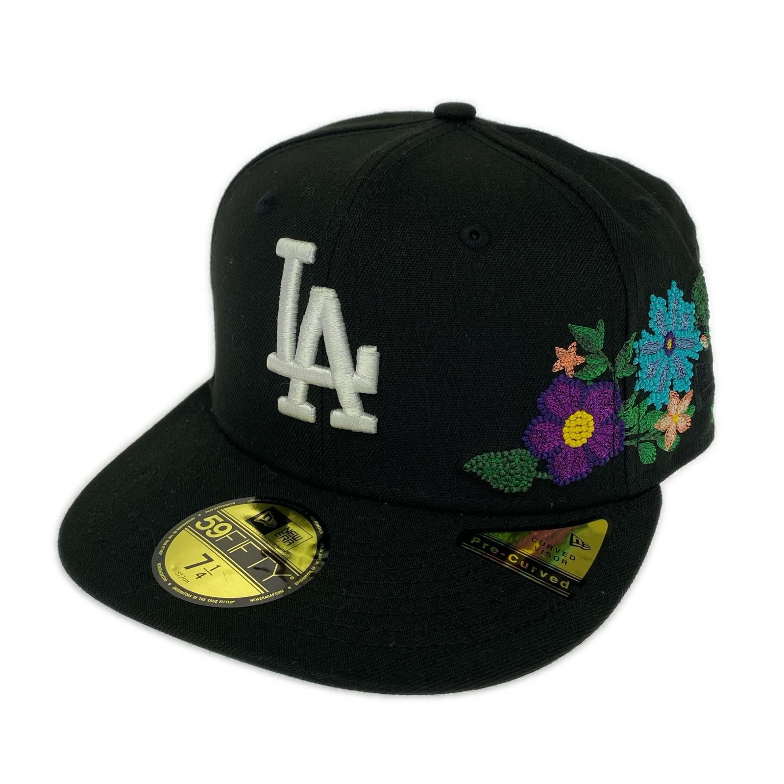 キャップ 59FIFTY ドジャーズ Tonal Florals BLK ブラック