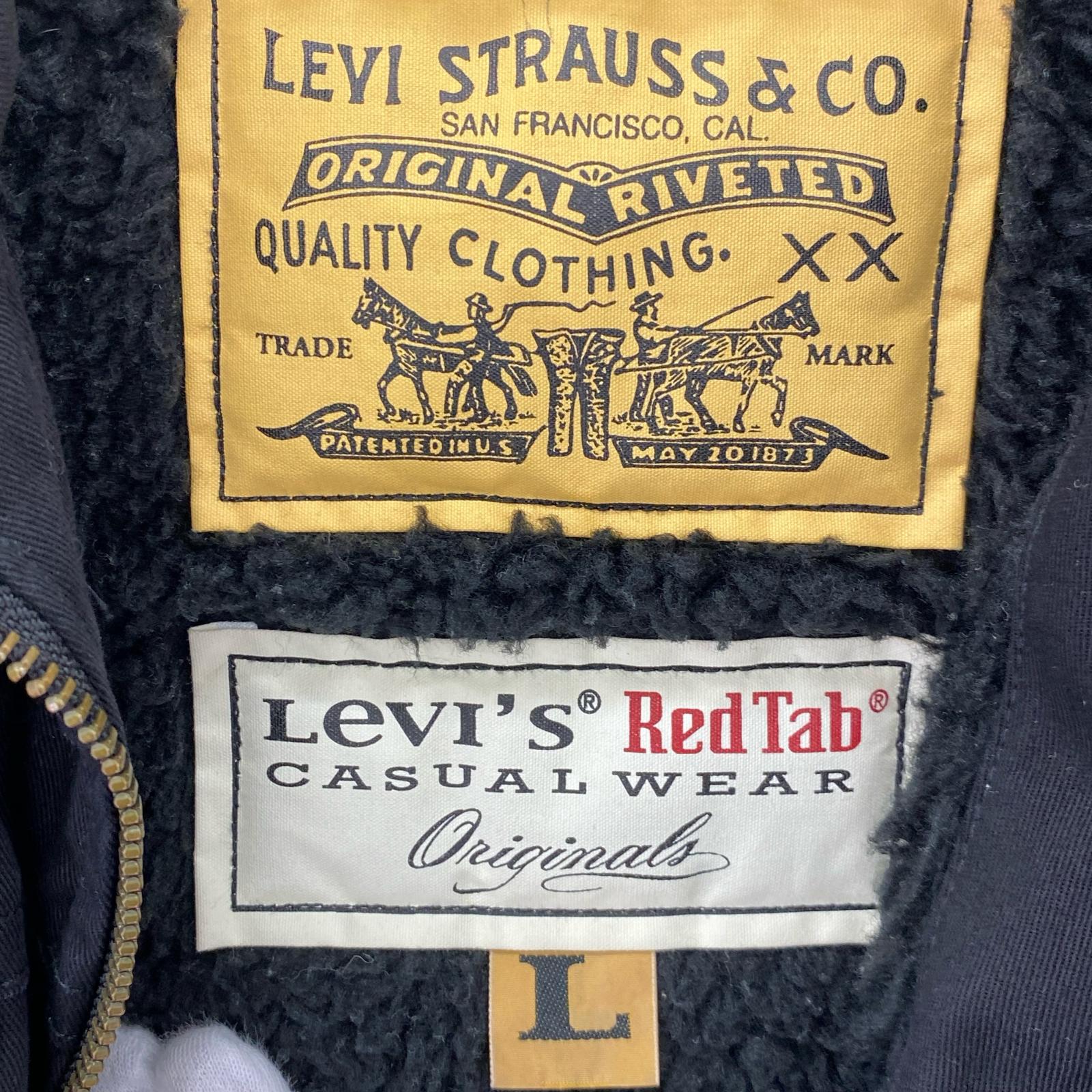 ジャケット Red Tab 裏ボア ブラック L ブラック