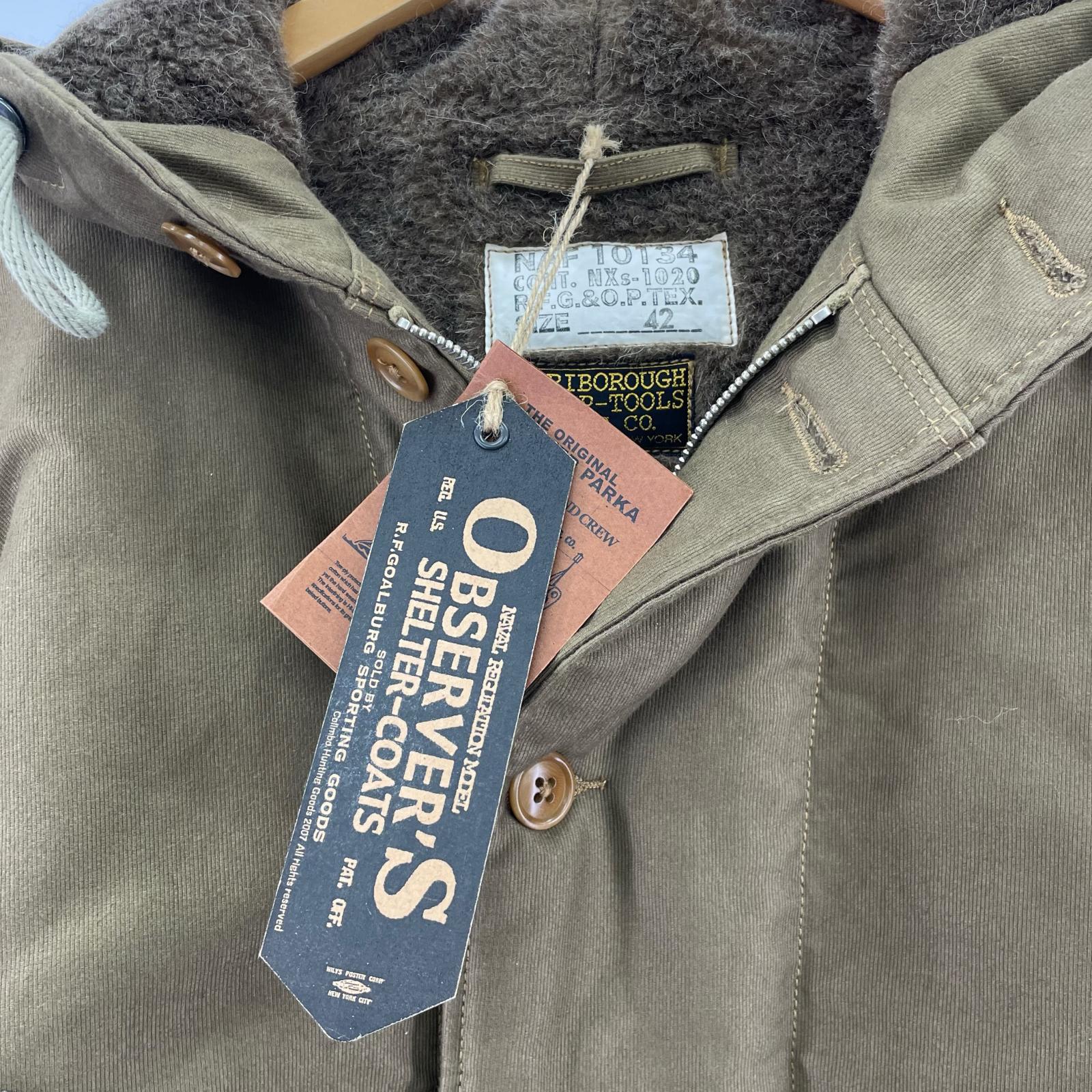 ジャケット OBSERVER PARKA (42) モスグリーン 42