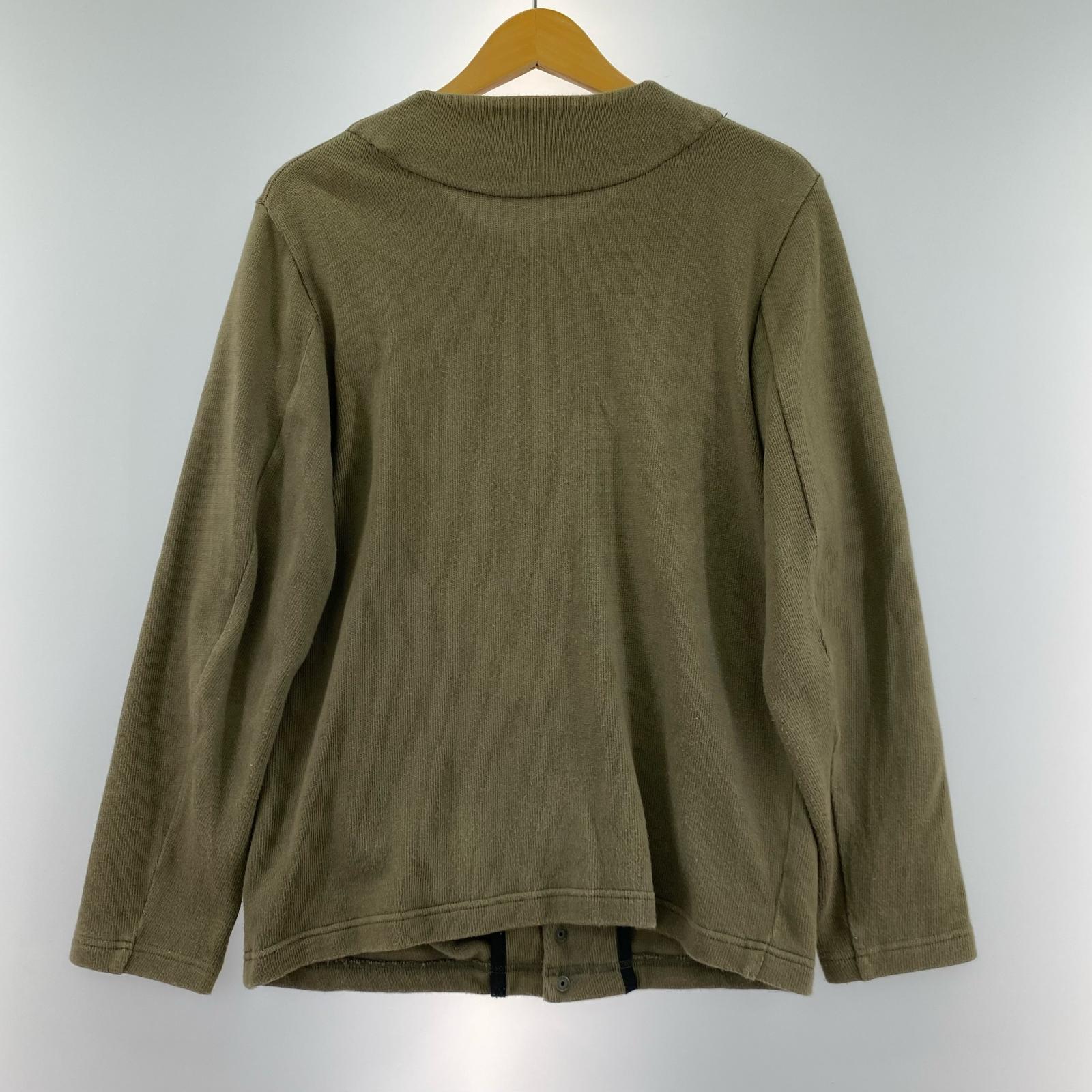 スウェット Sweat Collarless Jacket/JM8153/S S カーキ