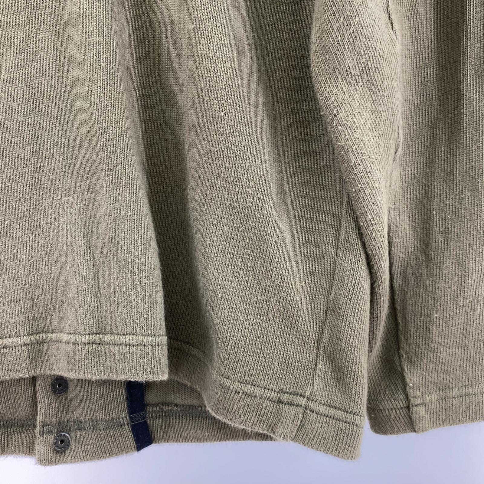 スウェット Sweat Collarless Jacket/JM8153/S S カーキ