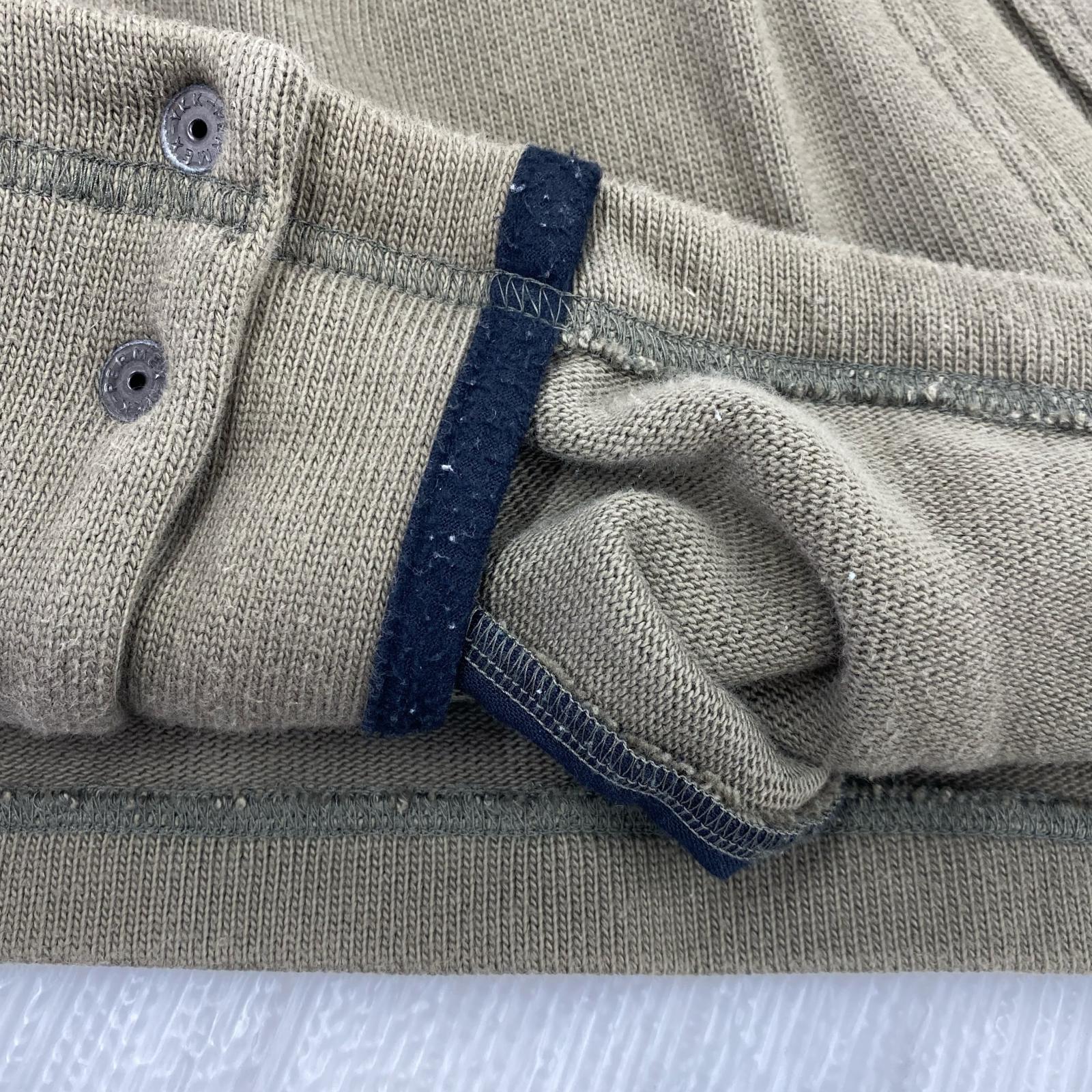 スウェット Sweat Collarless Jacket/JM8153/S S カーキ