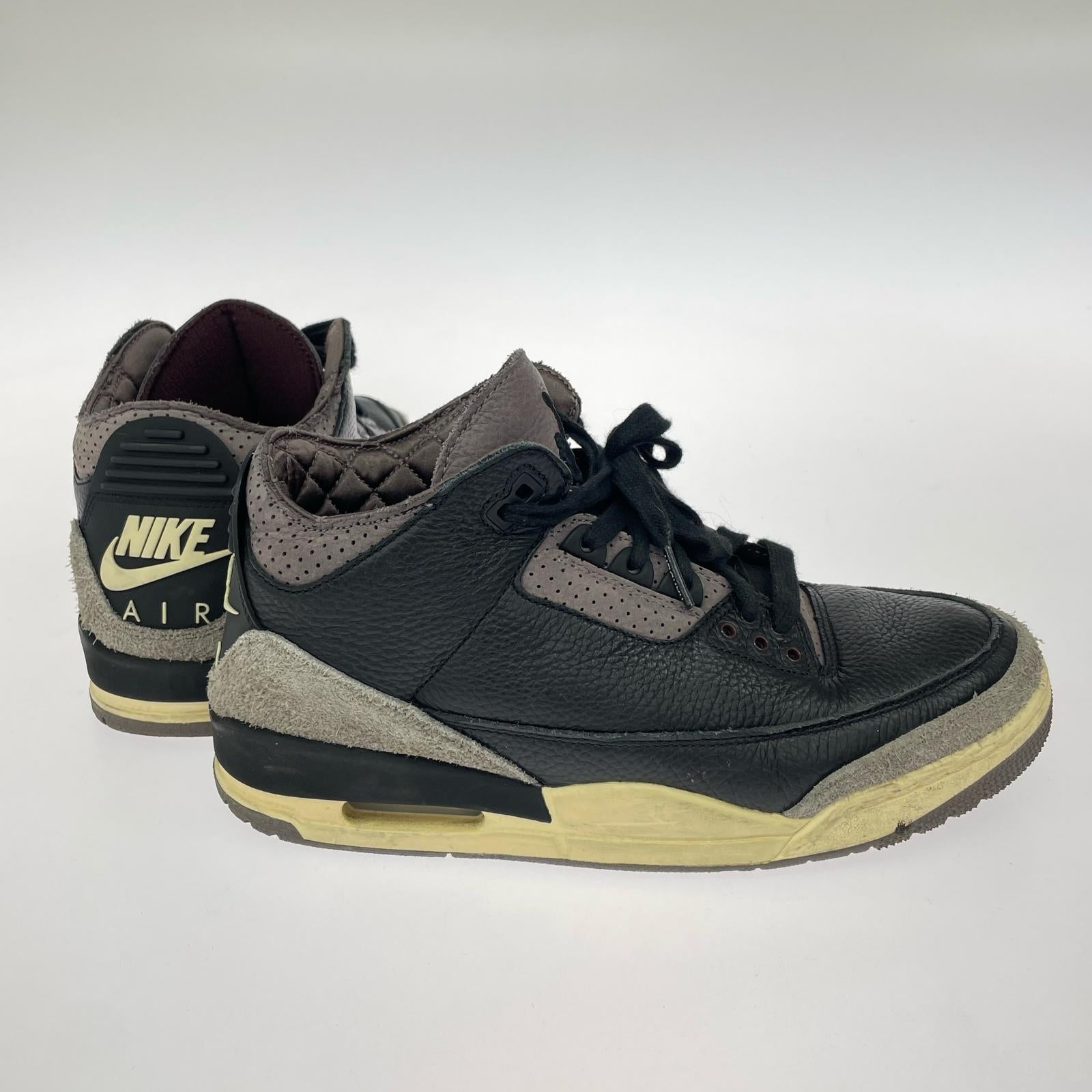 スニーカー × A Ma Maniere JORDAN 3 RETRO 黒 (27.5cm) 27.5cm (US9 1/2 UK9 EU45) ブラック
