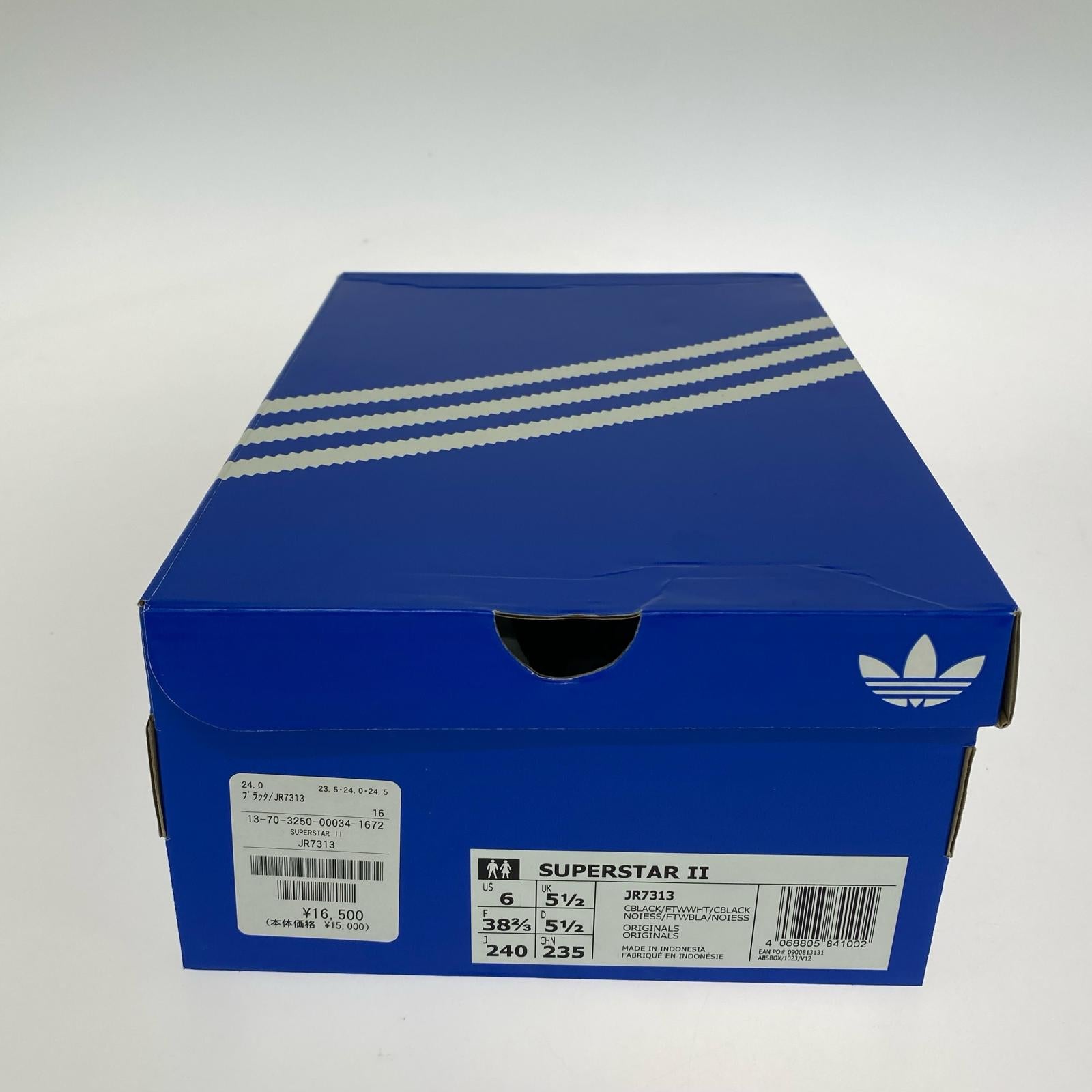 スニーカー SUPERSTAR Ⅱ 24.0cm ブラック 24cm (US6 UK5 1/2 EU38) ブラック