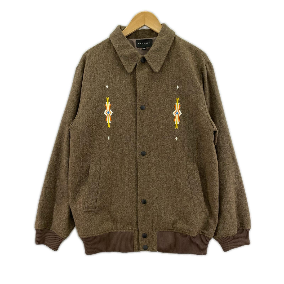 ジャケット BUCCA ウールジャケット BRW M ブラウン