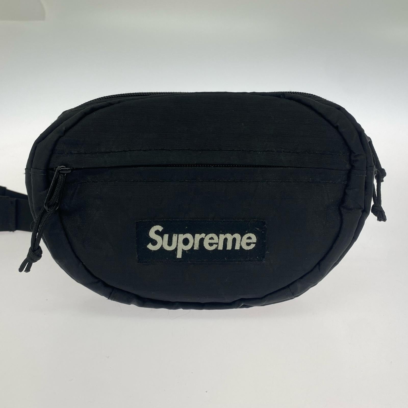 ボディバッグ Supreme 18AW waist bag 黒 ブラック