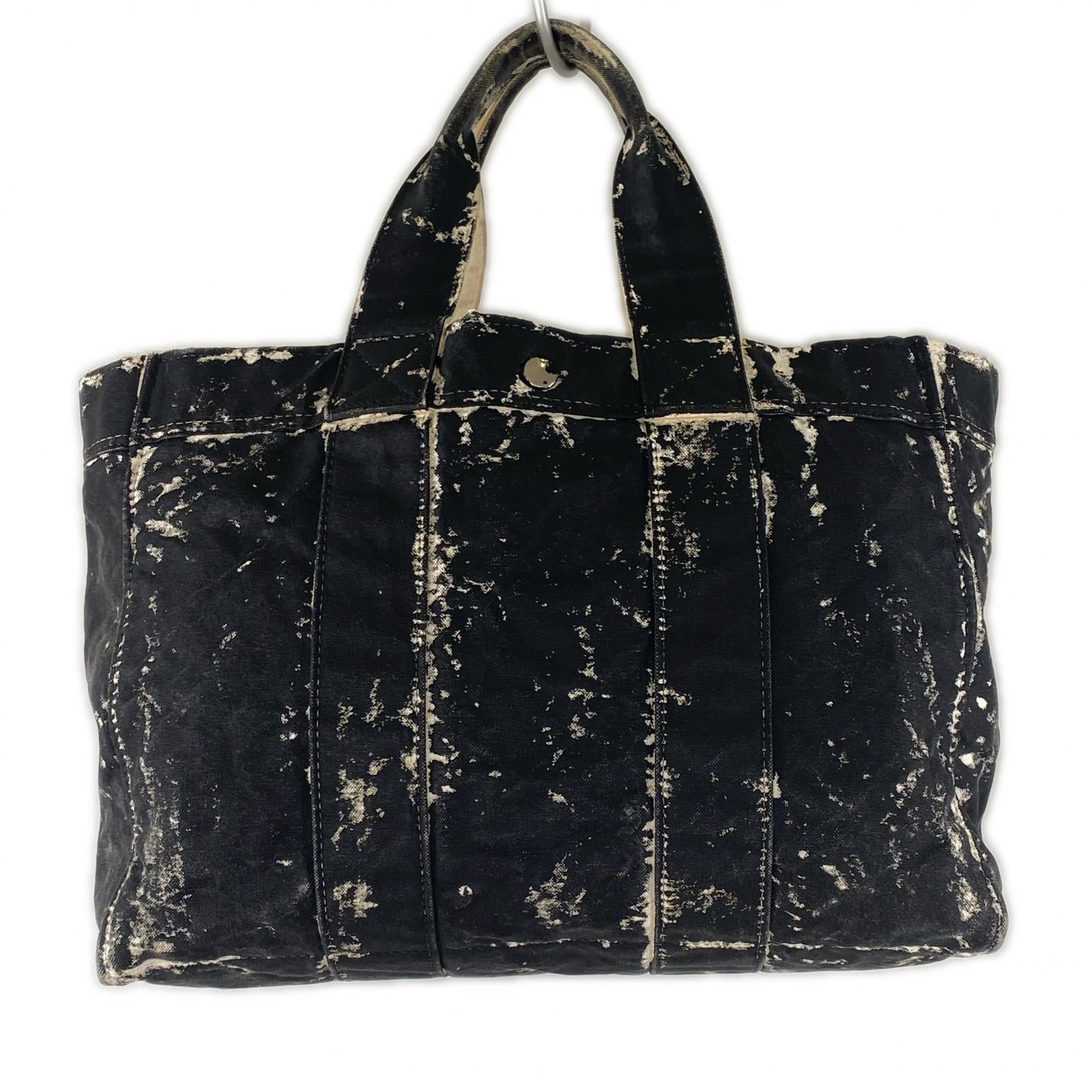 その他バッグ tricot COMME des GARCONS ペンキ加工 トートバッグ ブラック