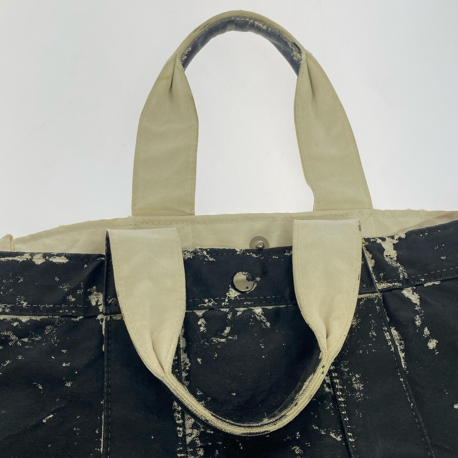 その他バッグ tricot COMME des GARCONS ペンキ加工 トートバッグ ブラック