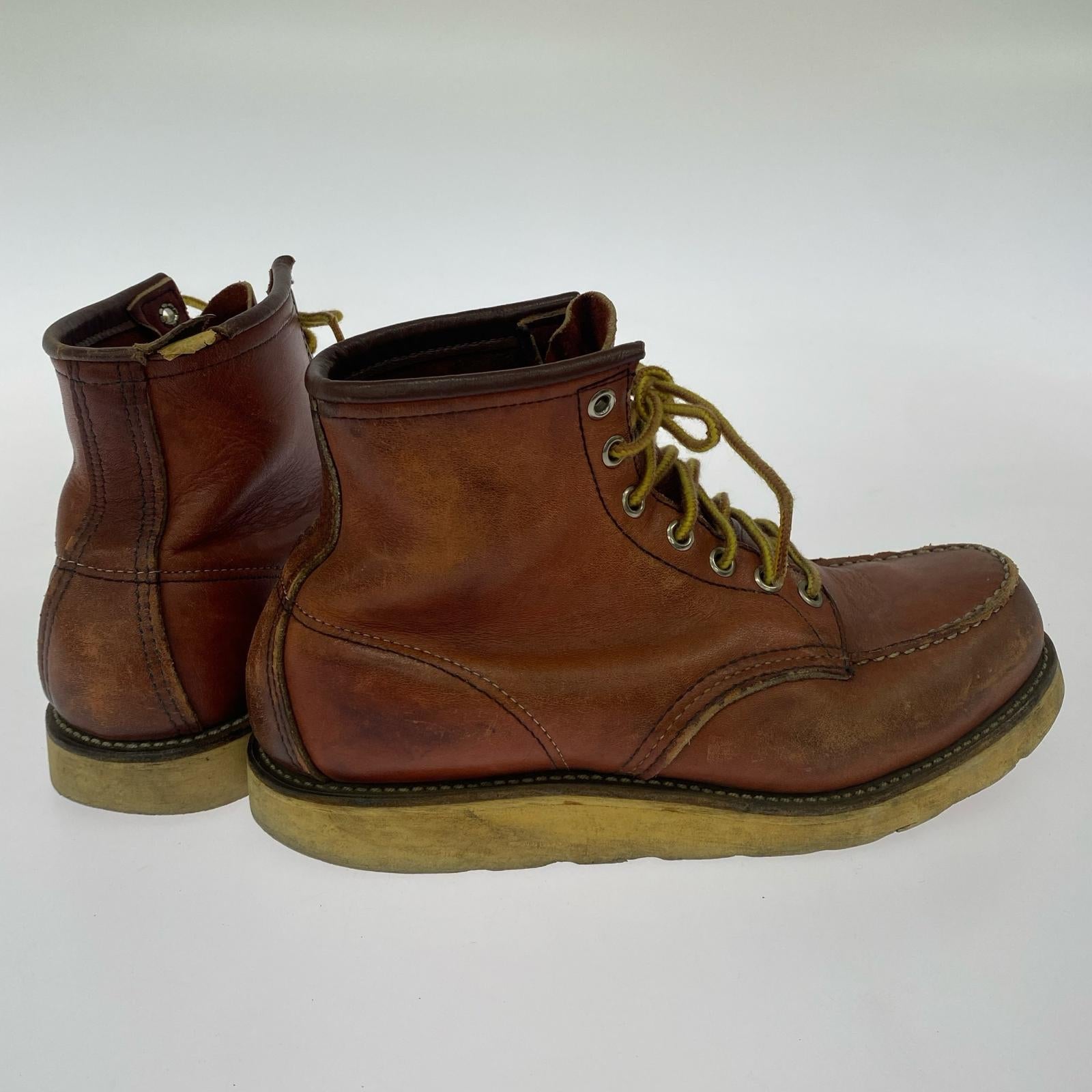 ブーツ RED WING 復刻 犬タグ 6インチ Classic Moc 6875 (7.5E) ブラウン