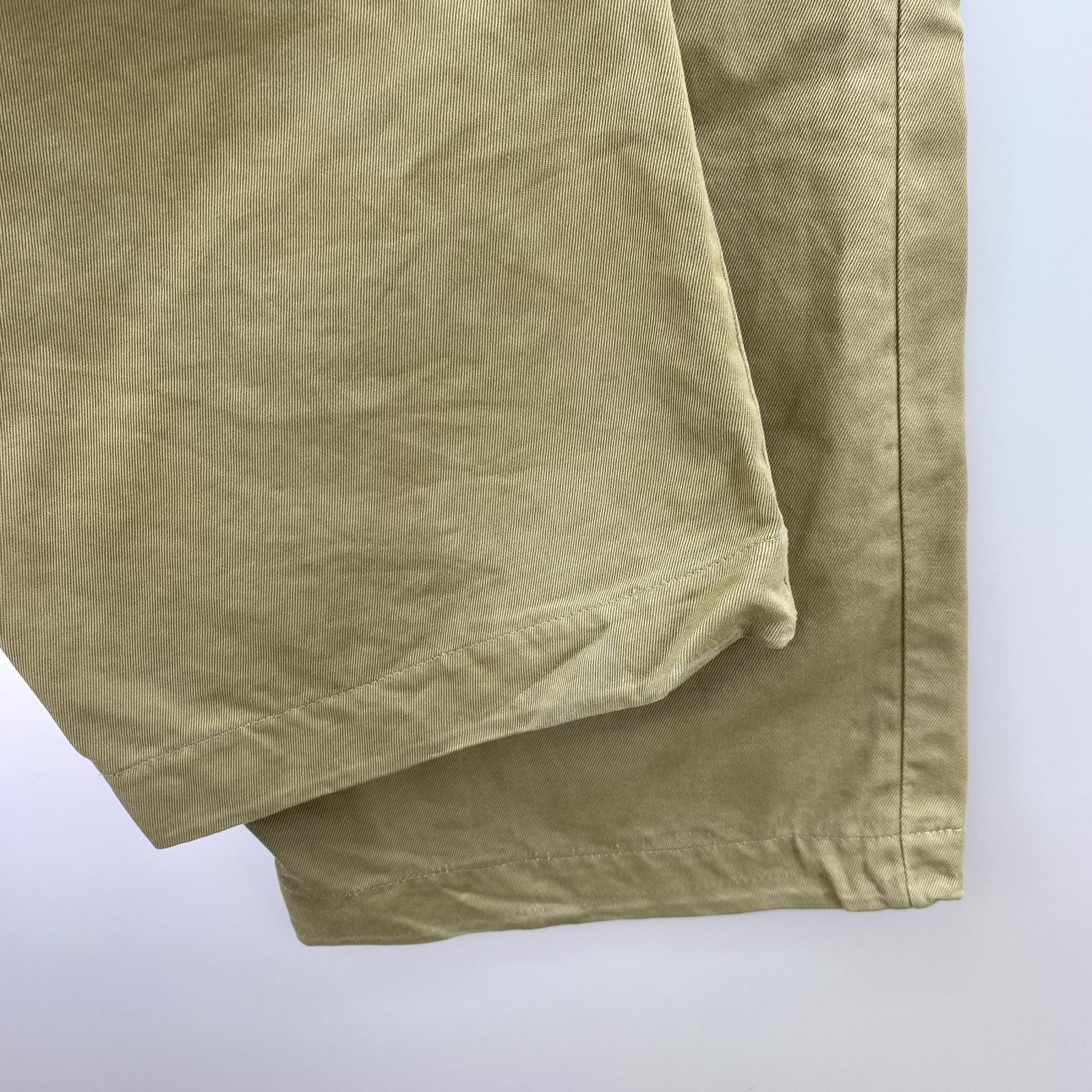 パンツ 米軍実物 推定60s チノパンツ ベージュ L ベージュ