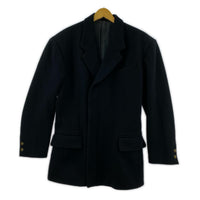 テーラードジャケット JEAN PAUL Gaultier ウールメルトン比翼ジャケット 黒 M ブラック