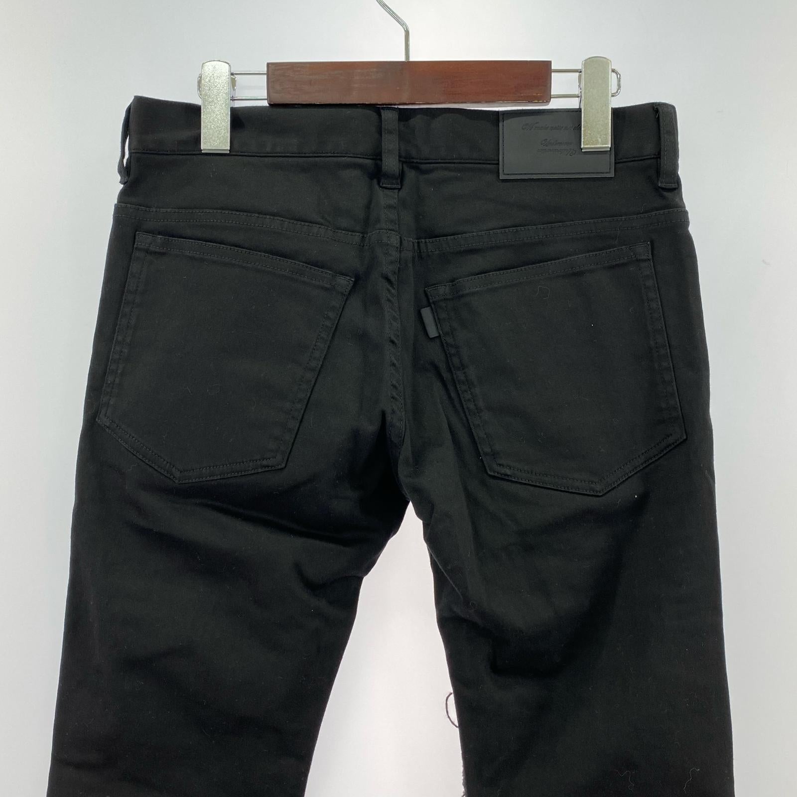 パンツ 23SS ハードダメージ パンツ 黒 2 2 ブラック