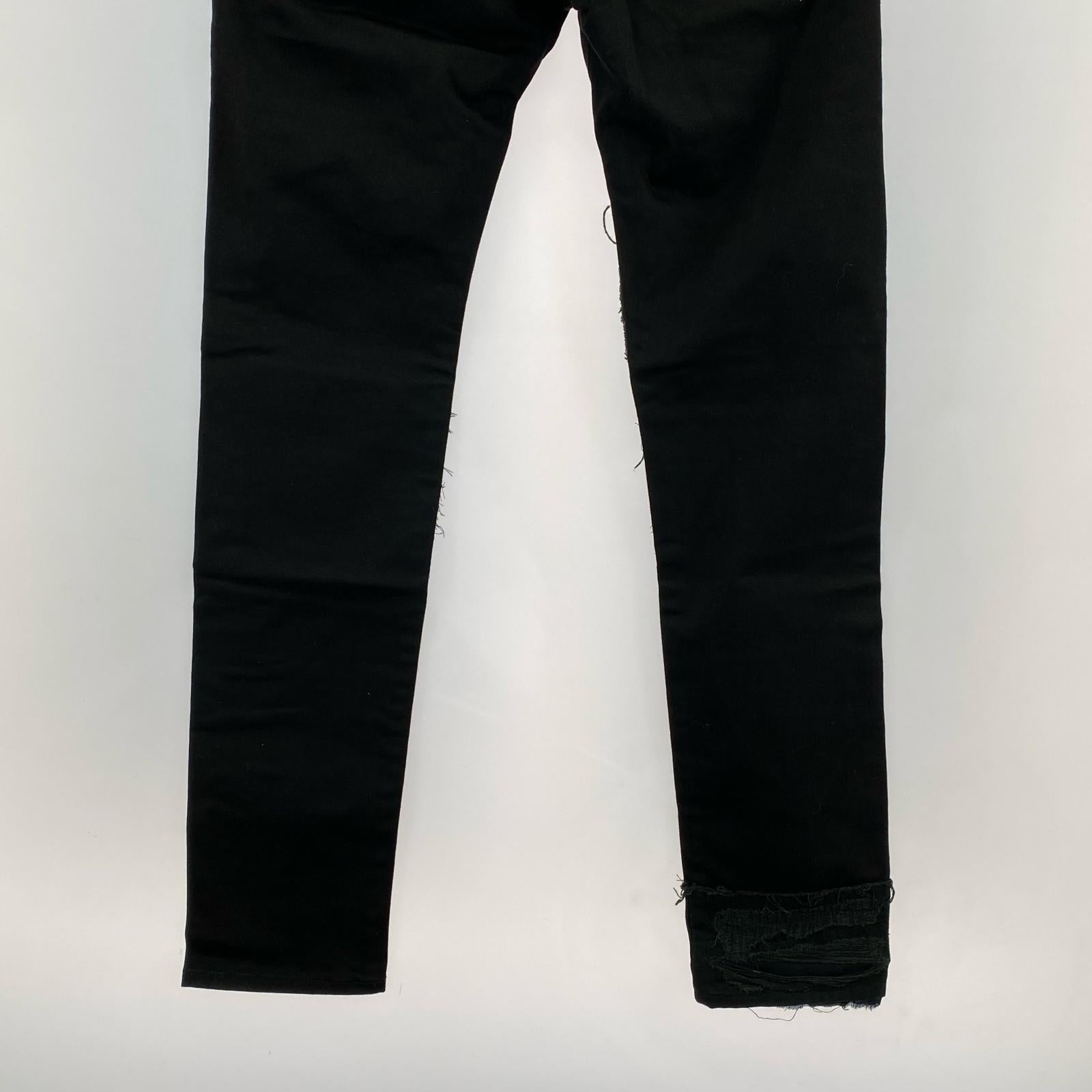 パンツ 23SS ハードダメージ パンツ 黒 2 2 ブラック