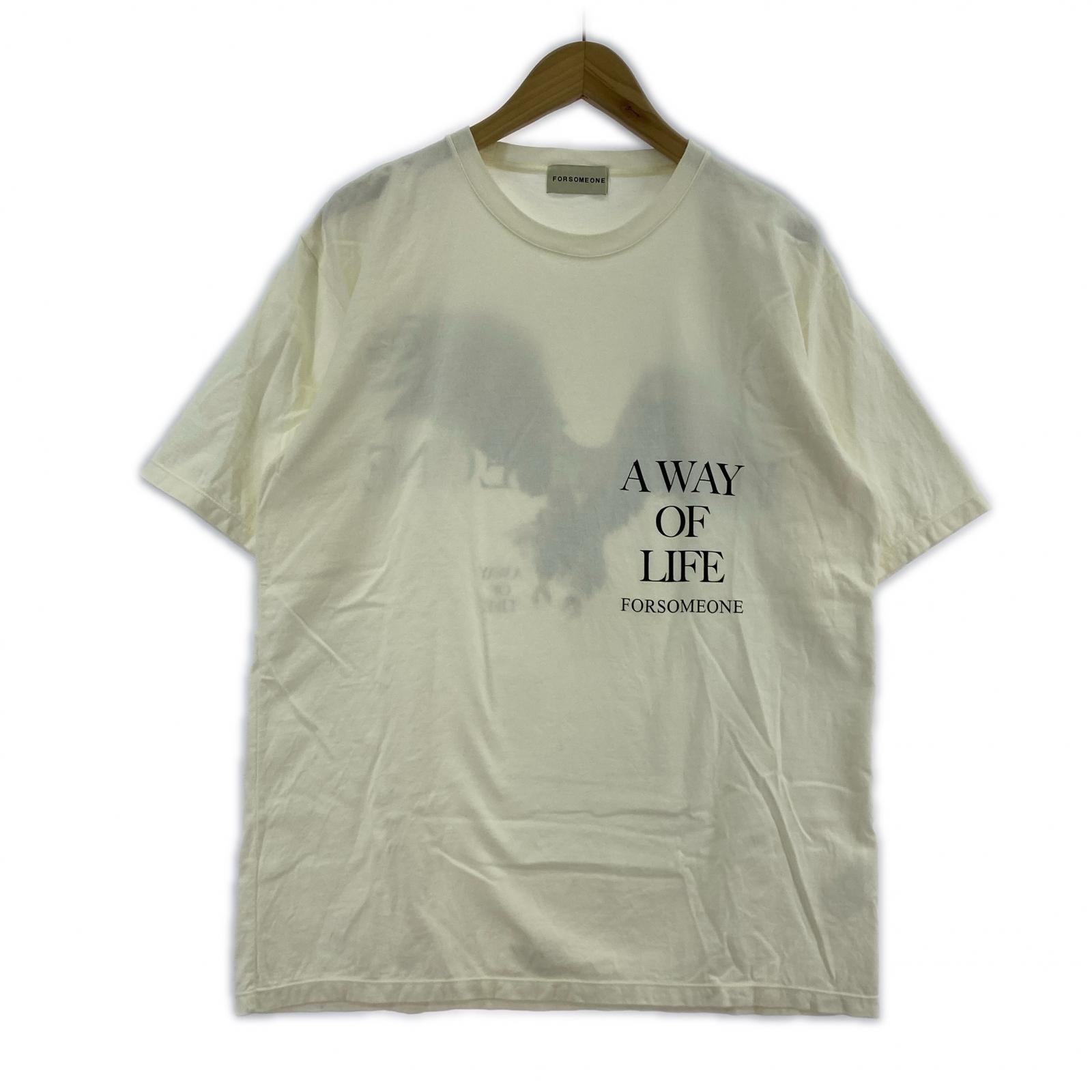 半袖Tシャツ FORSOMEONE 白 46 ホワイト
