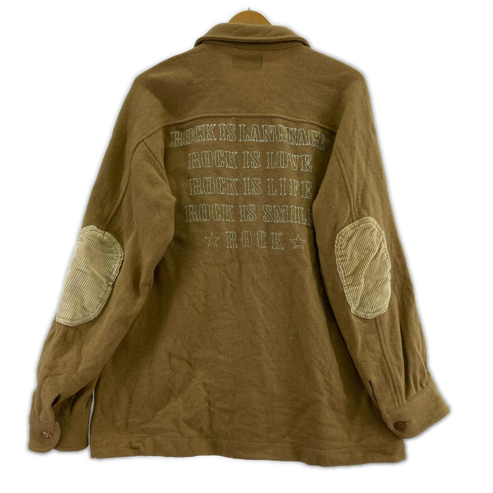 長袖シャツ LOBO by PENDLETON 70s ウールシャツ ボードシャツ キャメル (L) L