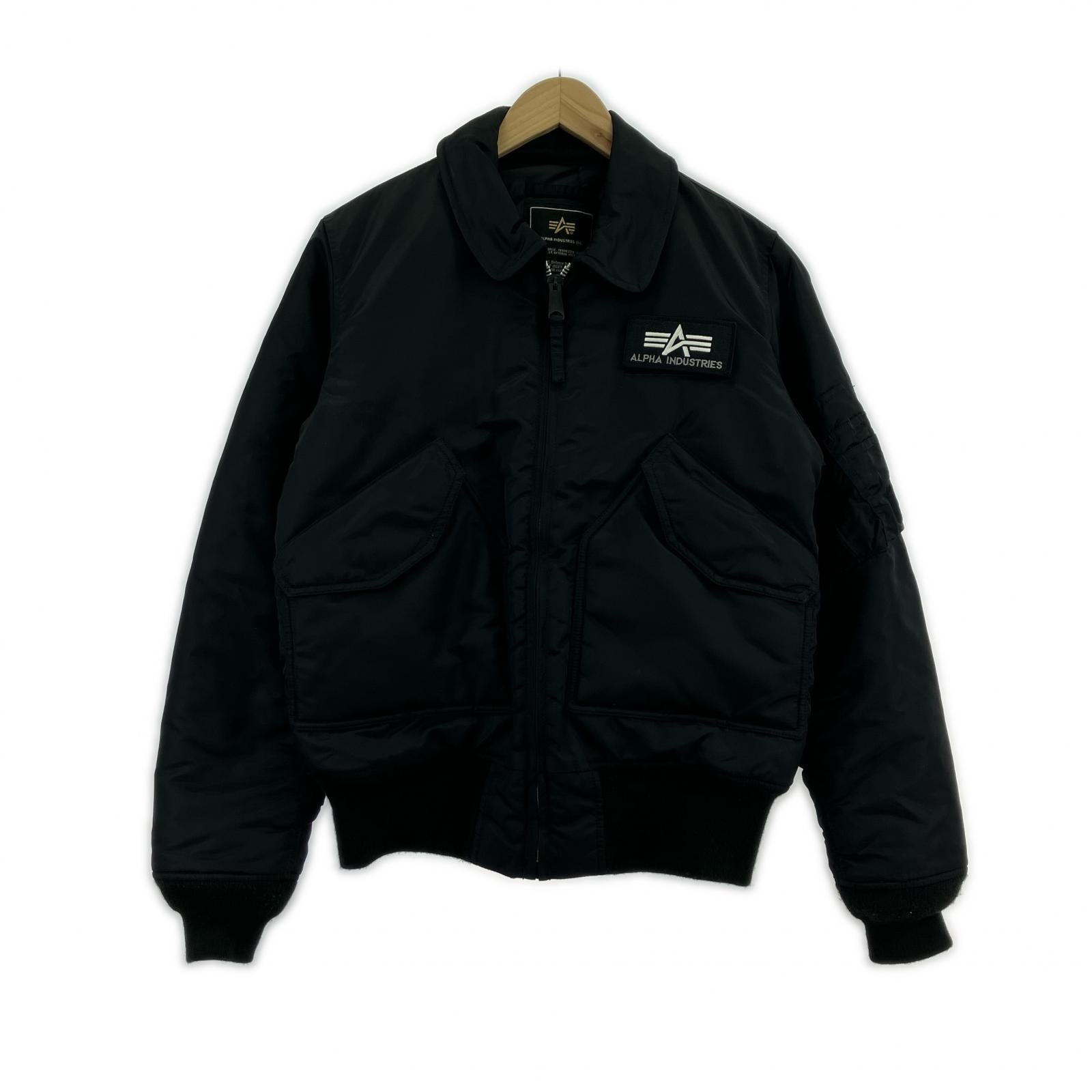 ジャケット ALPHA INDUSTRIES CWU-45P TIGHT FIT M ブラック
