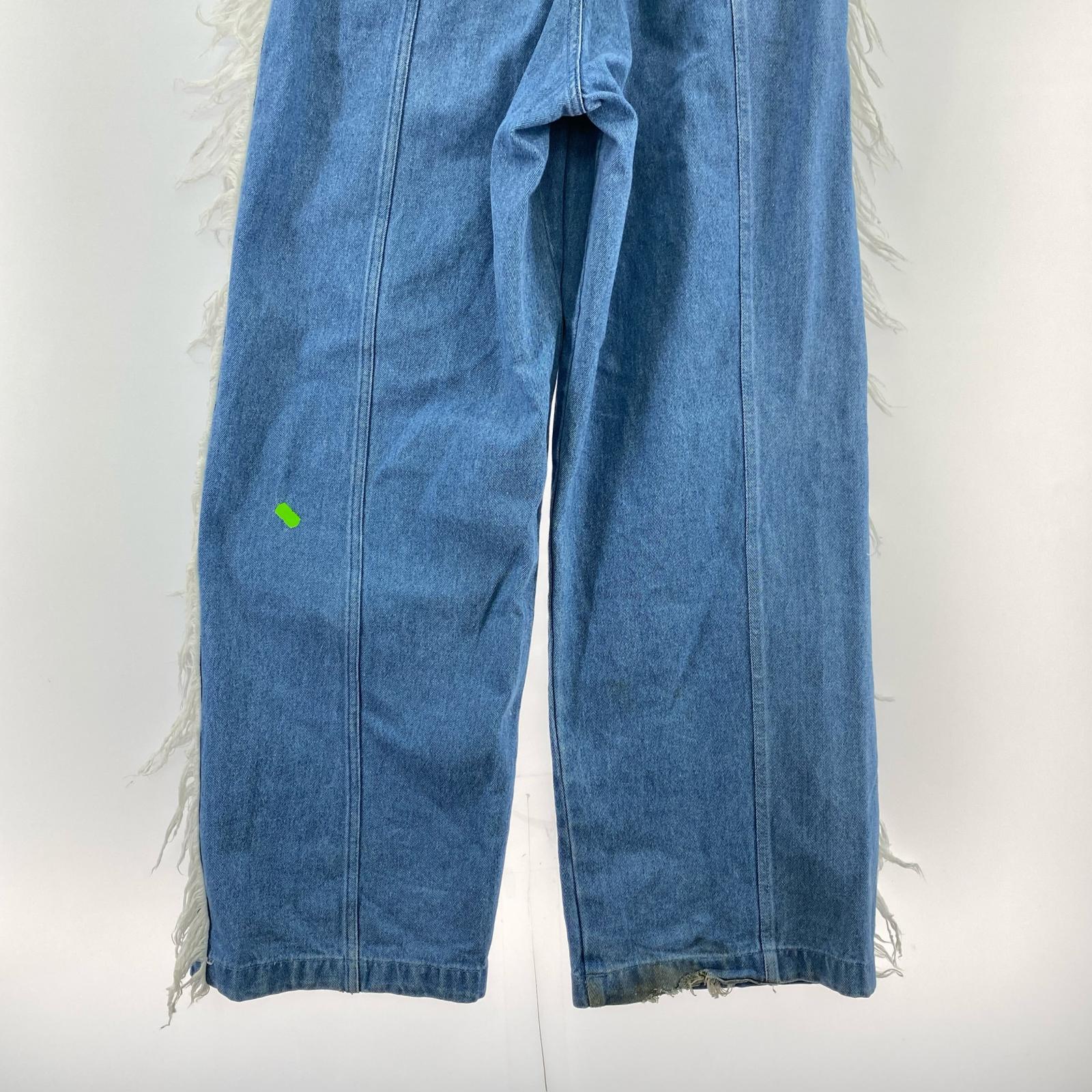 デニムパンツ × KSENIASCHNAIDER インディゴ (L) L