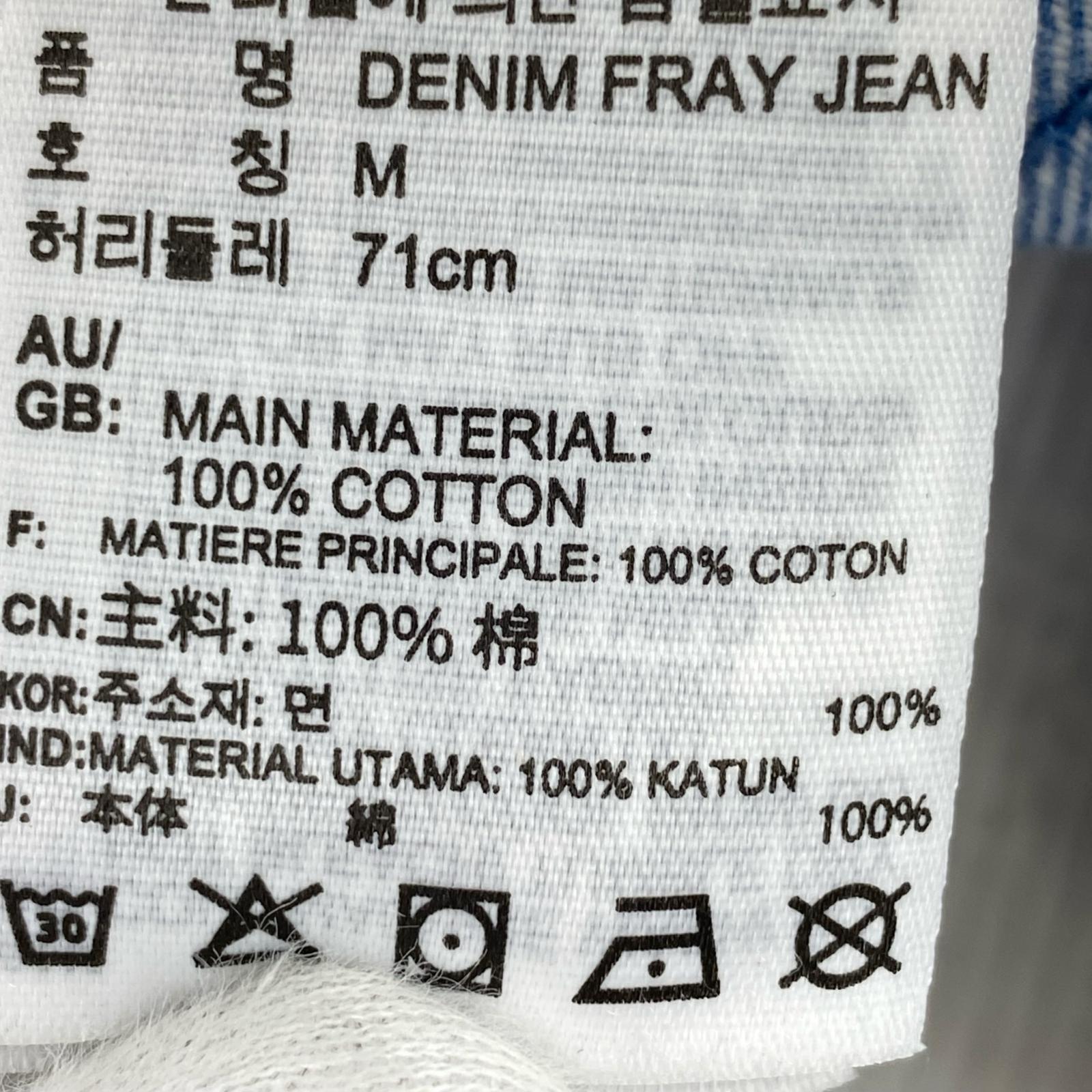 デニムパンツ × KSENIASCHNAIDER インディゴ (L) L