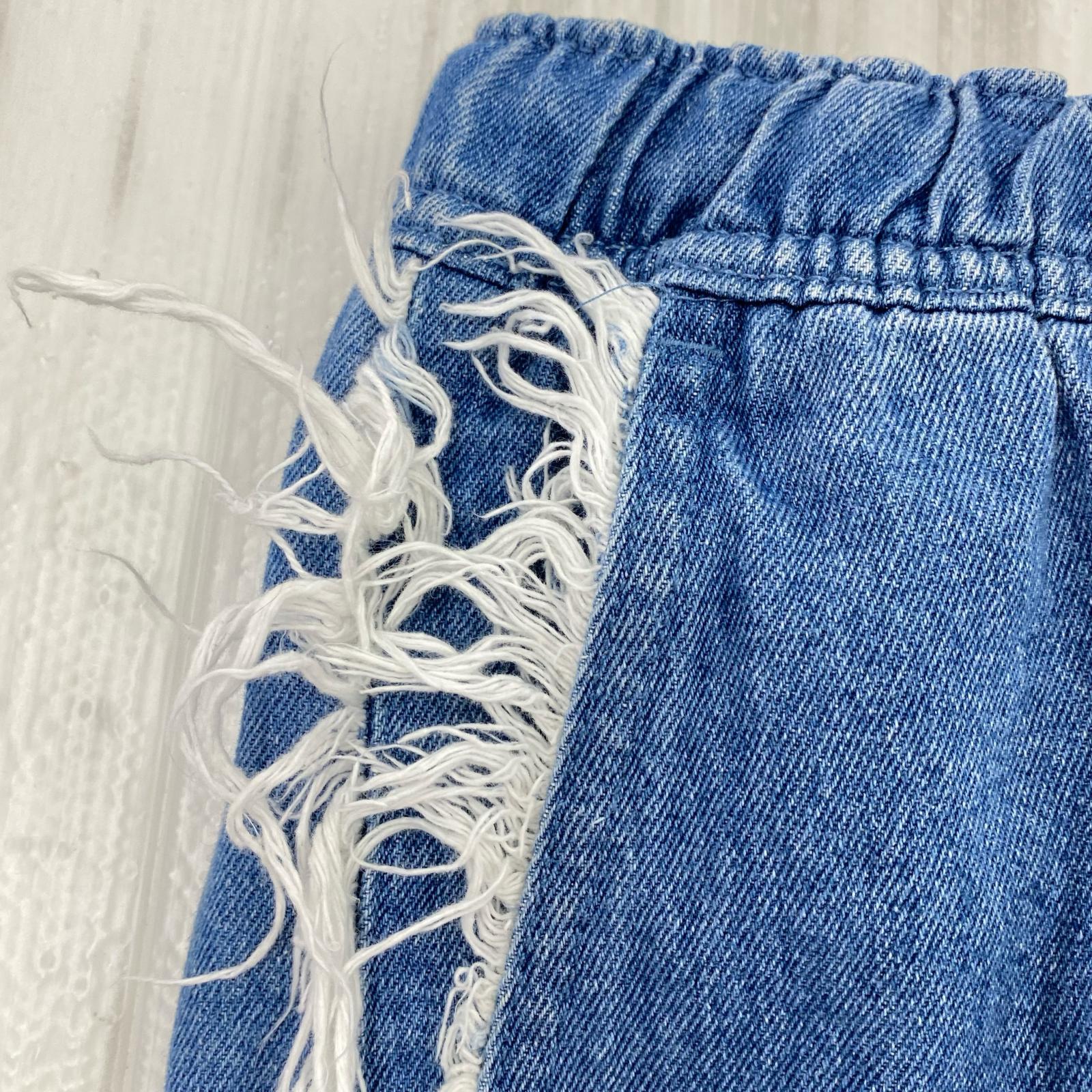 デニムパンツ × KSENIASCHNAIDER インディゴ (L) L