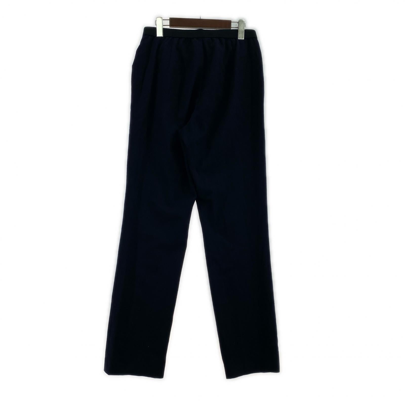 パンツ 90s JIL SANDER 本人期 ウールスラックス 紺 38 ネイビー