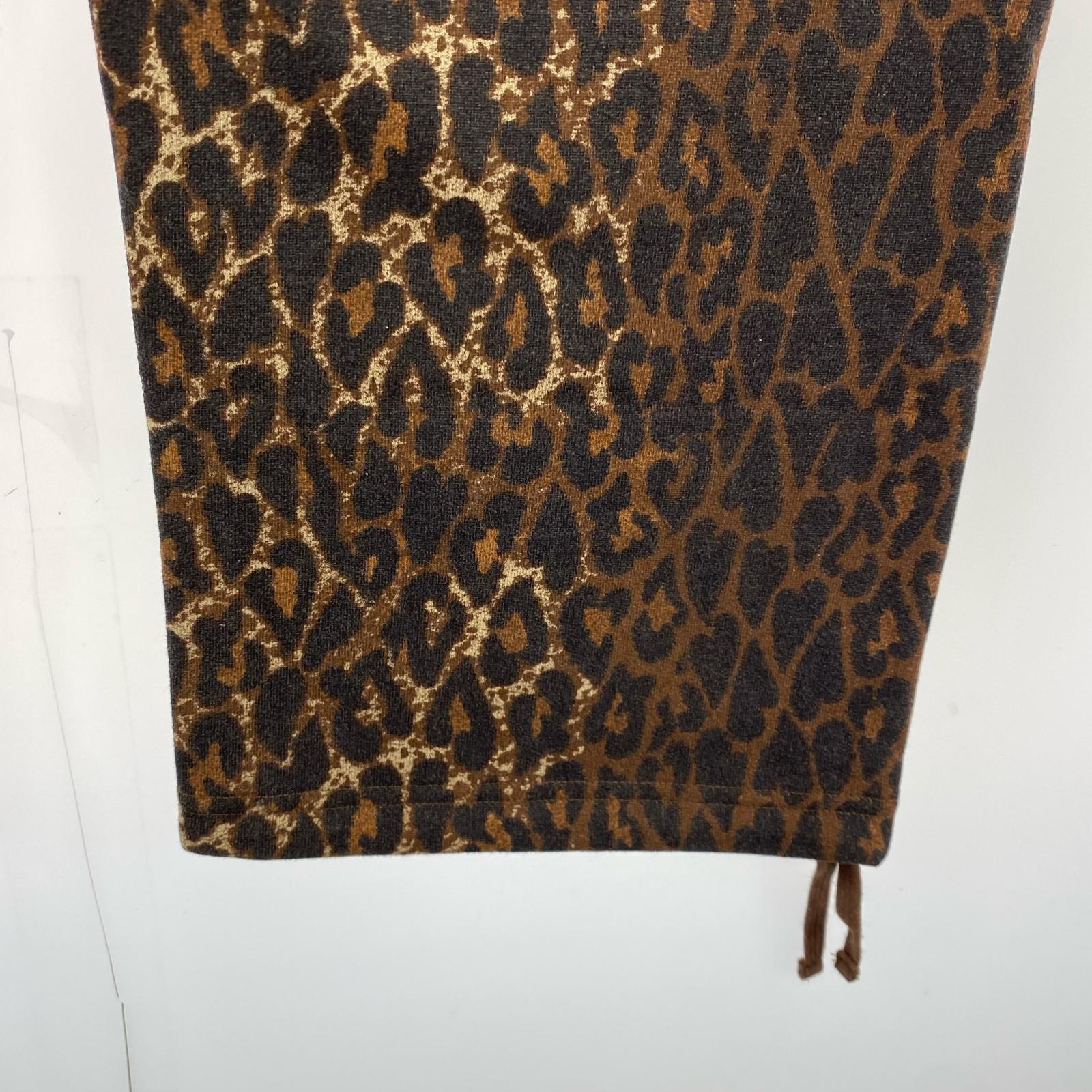 パンツ Supreme×Number (N)ine 25AW Drawstring Sweatpant Leopard スウェットパンツ XL ブラウン