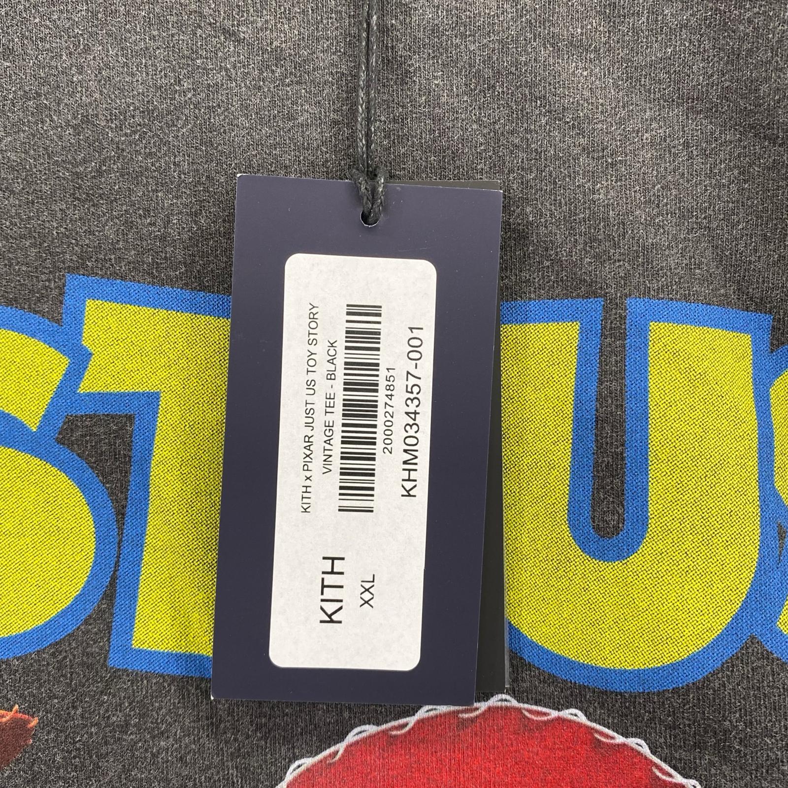 半袖Tシャツ KITH×TOY STORY 25AW JUST US TOY STORY VINTAGE TEE XXL ブラック