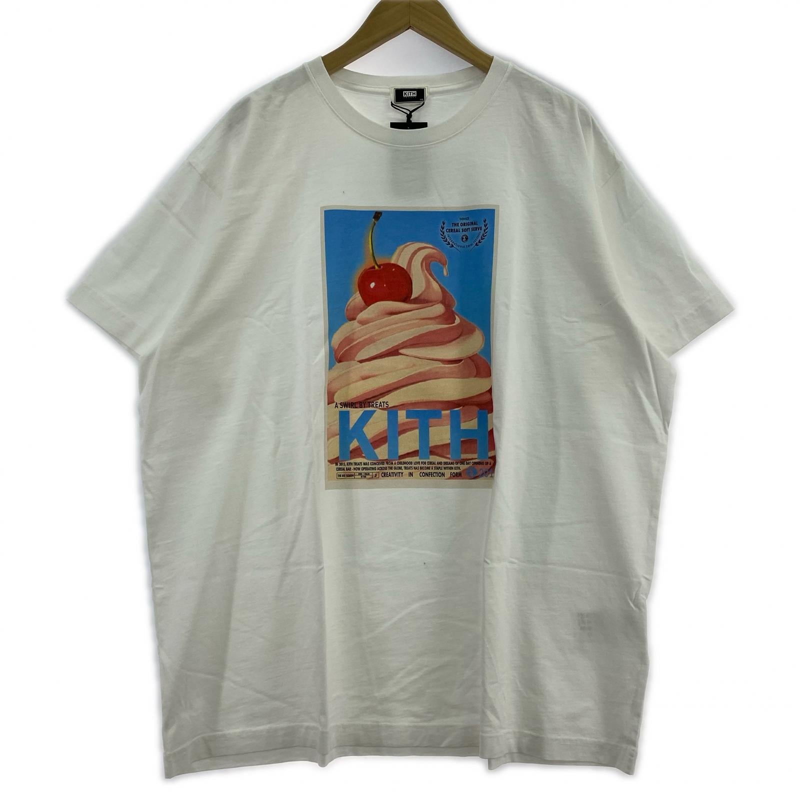 半袖Tシャツ KITH×Treats 25SS Blockbuster Vintage Tee White XXL ホワイト