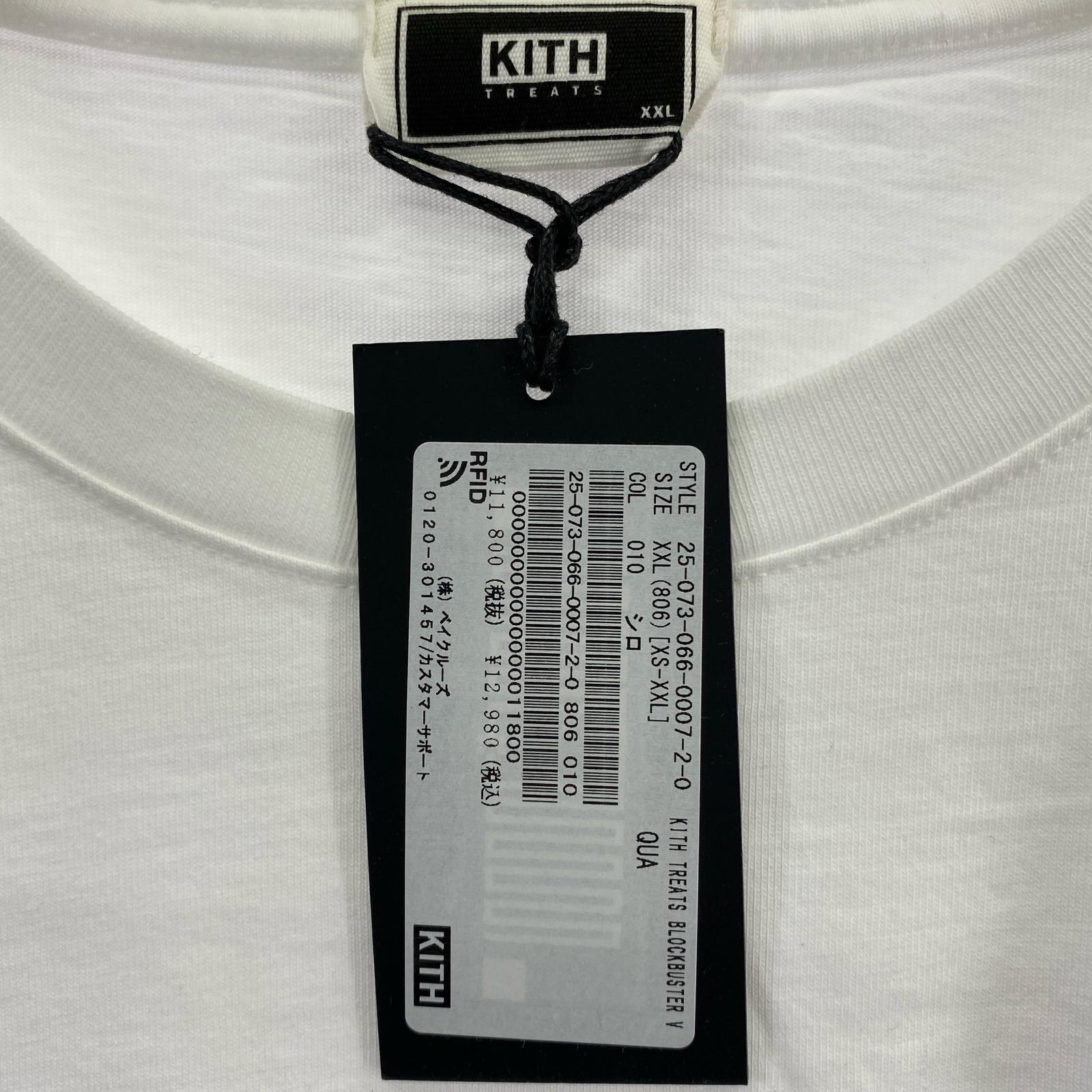 半袖Tシャツ KITH×Treats 25SS Blockbuster Vintage Tee White XXL ホワイト