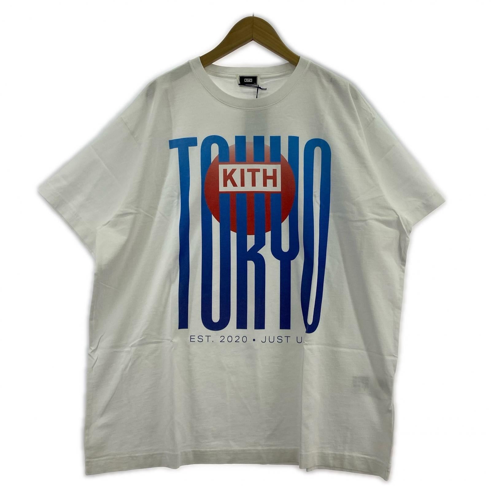 半袖Tシャツ KITH 5周年記念 TOKYO BOX LOGO VINTAGE TEE WHITE XXL ホワイト