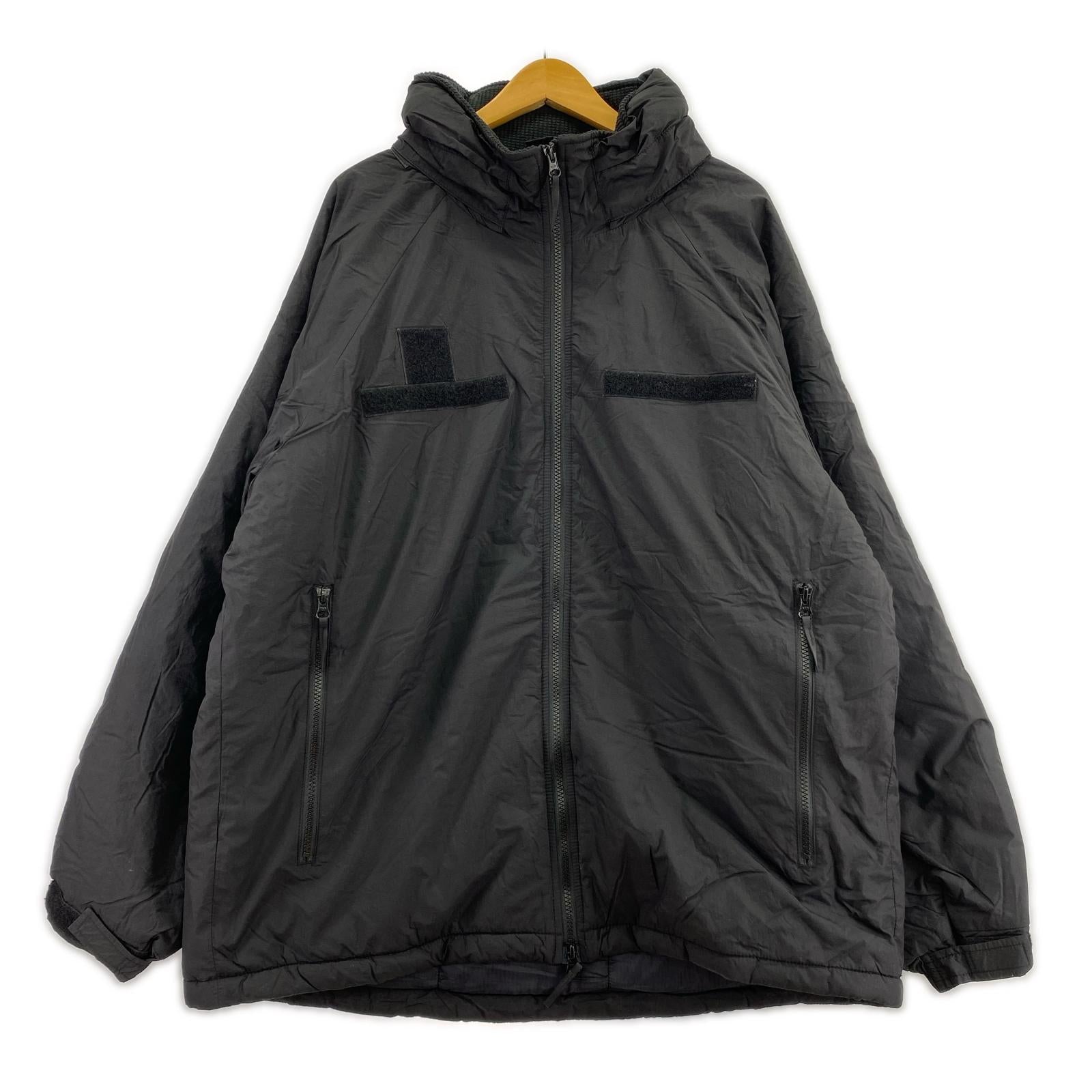 ダウンジャケット LEVEL7 PRIMALOFT BLK L L ブラック