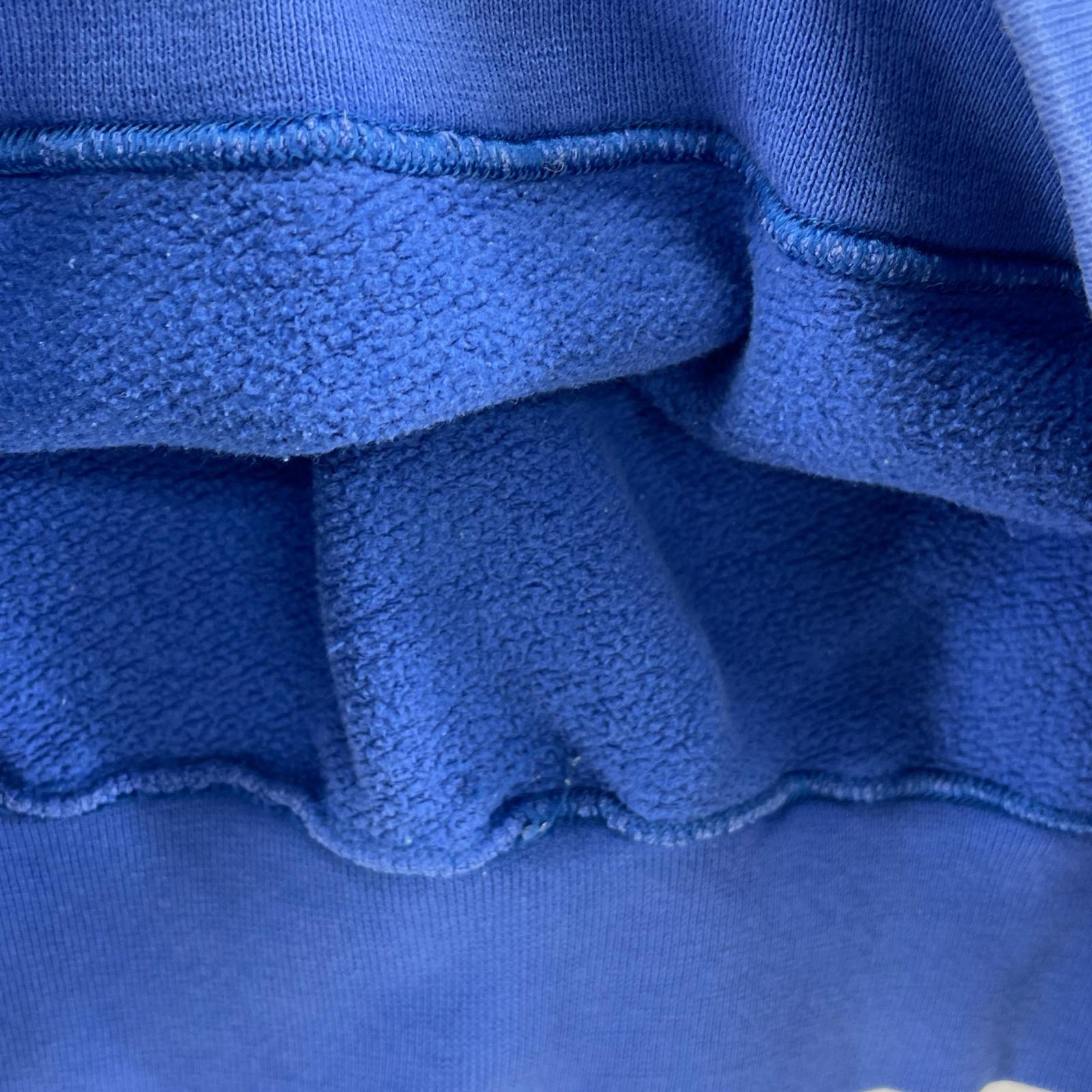 スウェット 90s RUSSELL USA製 HIGHcotton タートルネックスウェットシャツ 青 (L) L ブルー