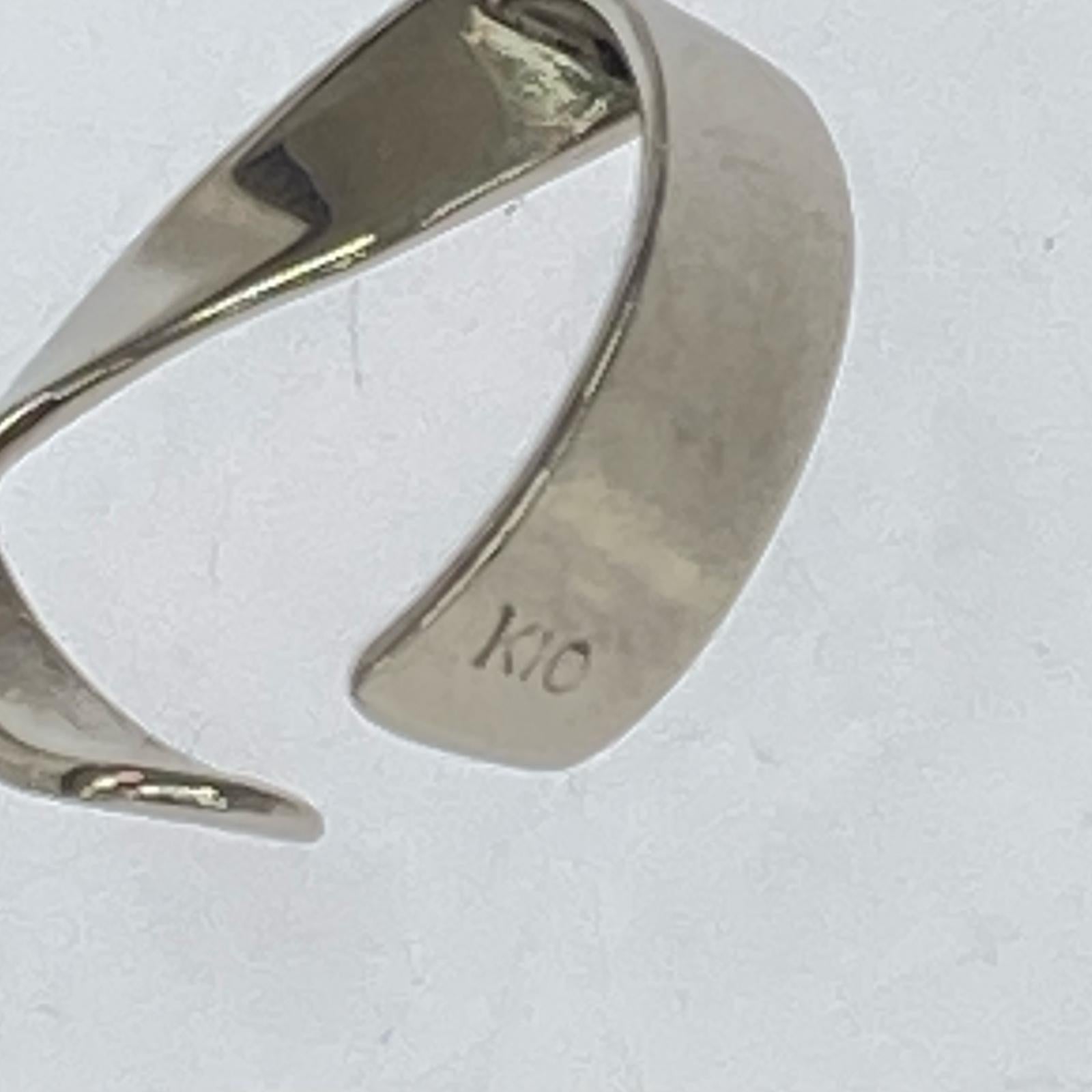 その他アクセサリー uM FOLDING METAL EAR CUFF B K10
