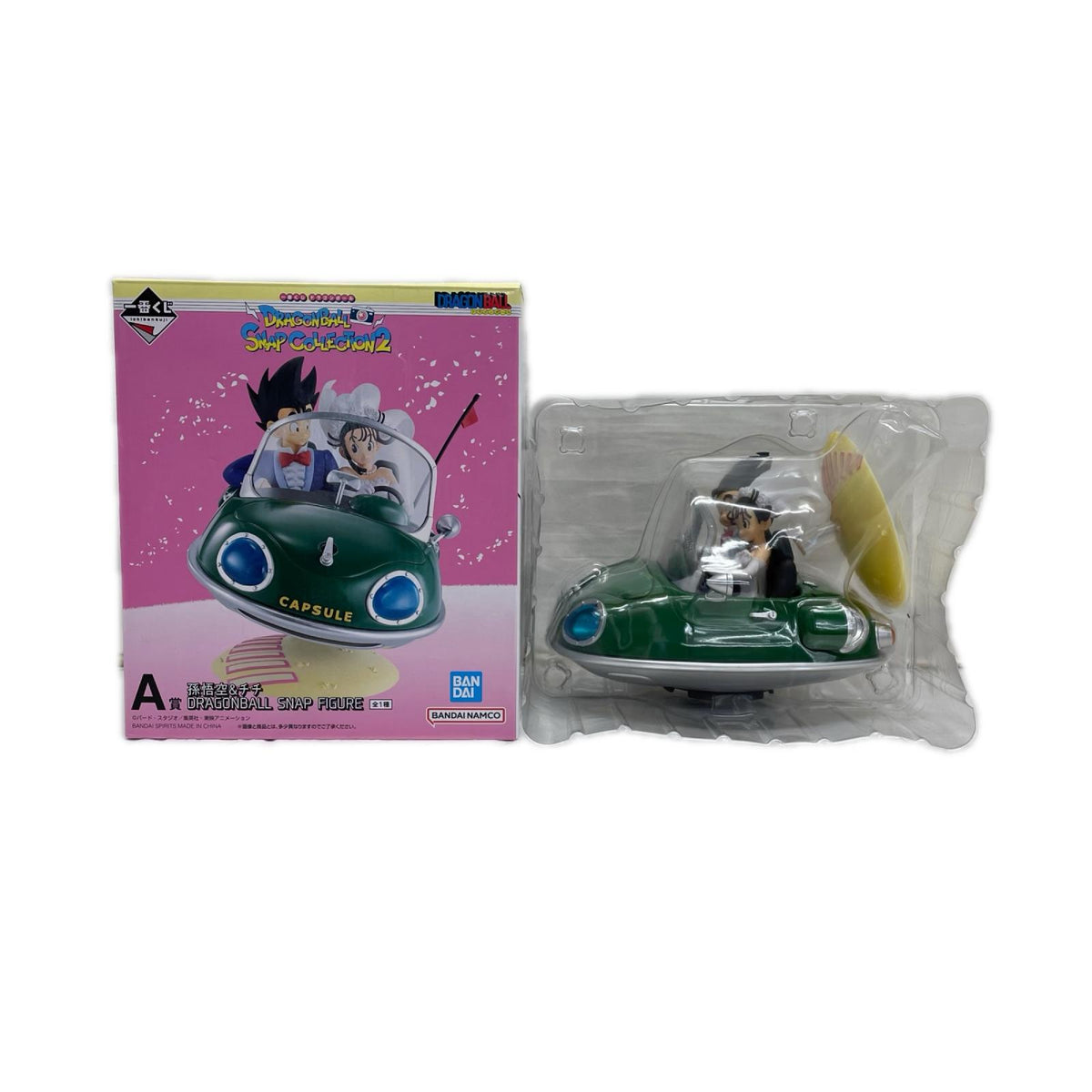 一番くじ ドラゴンボール スナップコレクション2 A賞 孫悟空&チチ ドラゴンボール BANDAI フィギュア/グッズ