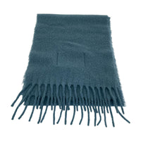 その他アクセサリー 24AW ブラッシュドアルパカナイロンロゴマフラー