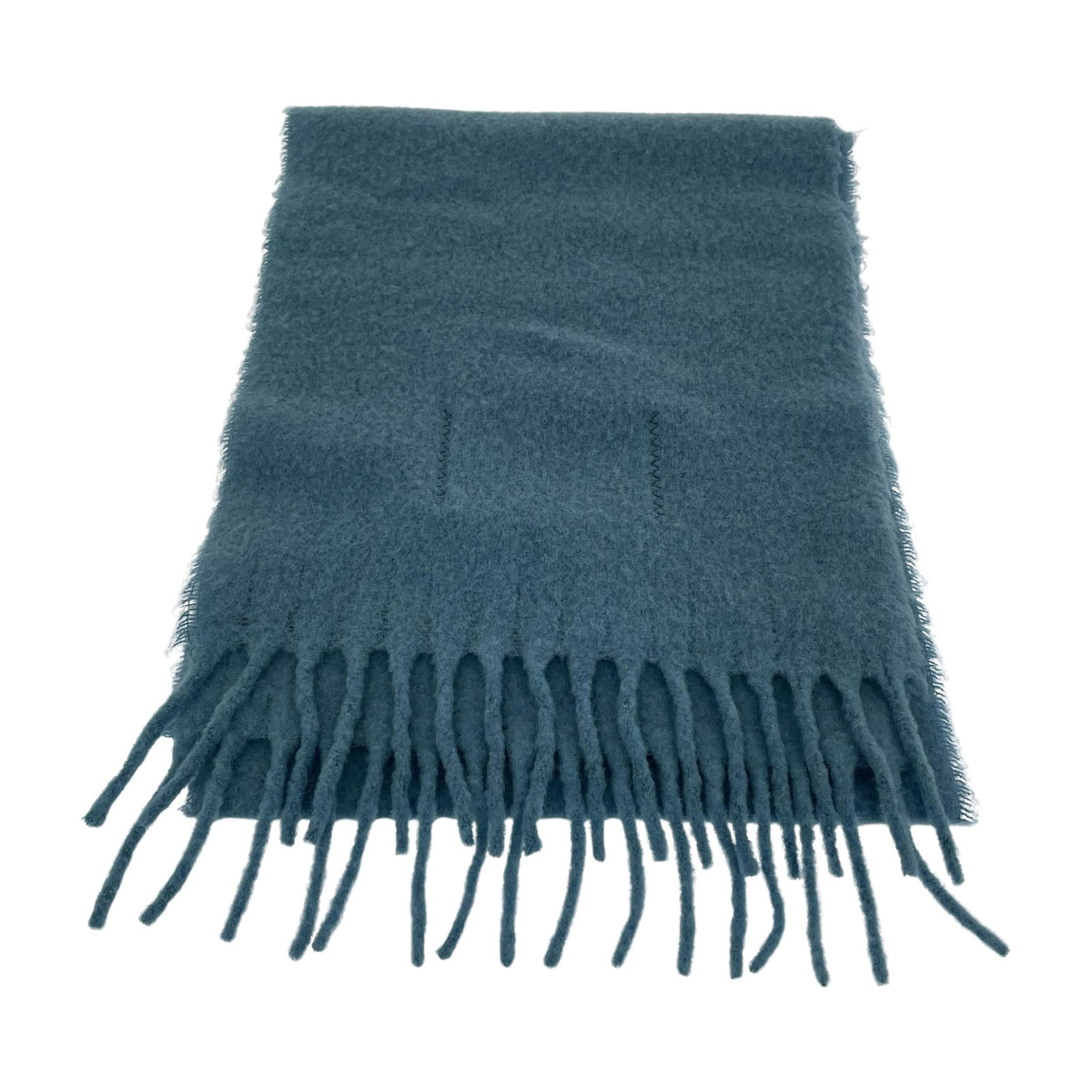 その他アクセサリー 24AW ブラッシュドアルパカナイロンロゴマフラー