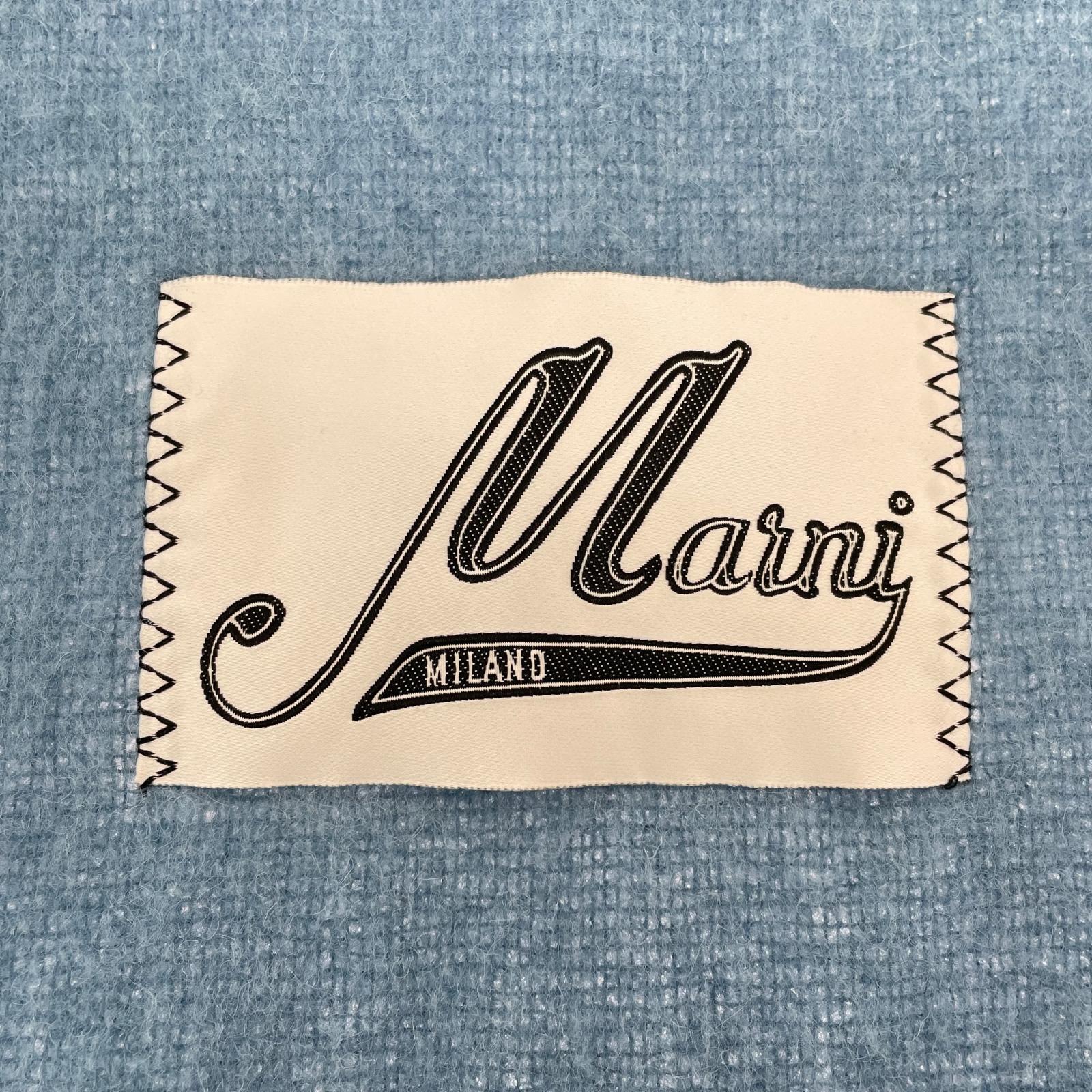 その他アクセサリー 24AW ブラッシュドアルパカナイロンロゴマフラー