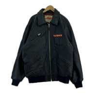 レザージャケット ラムレザージャケット ネイビ- XL ネイビー