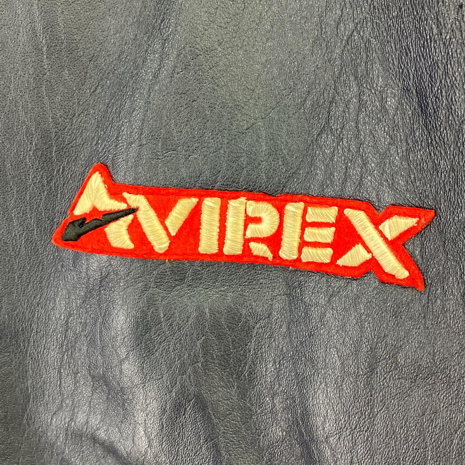 レザージャケット ラムレザージャケット ネイビ- XL ネイビー