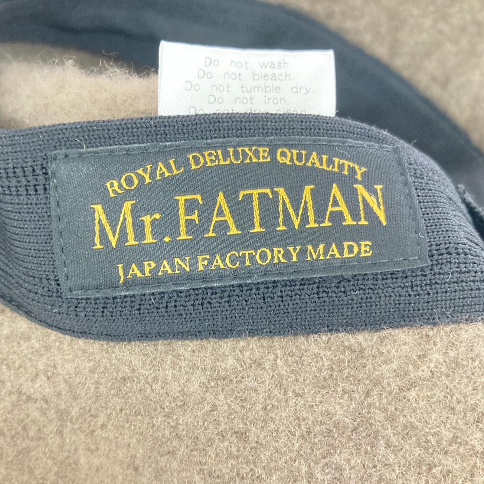 ハット Mr.FATMAN ウール ブラウン