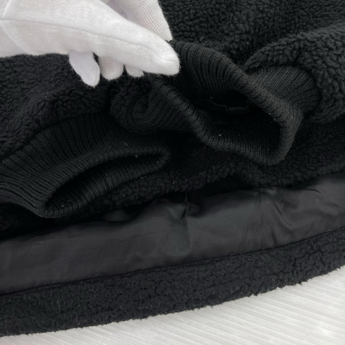 ジャケット BISHOOL ボアジャケット 黒 フリー ブラック