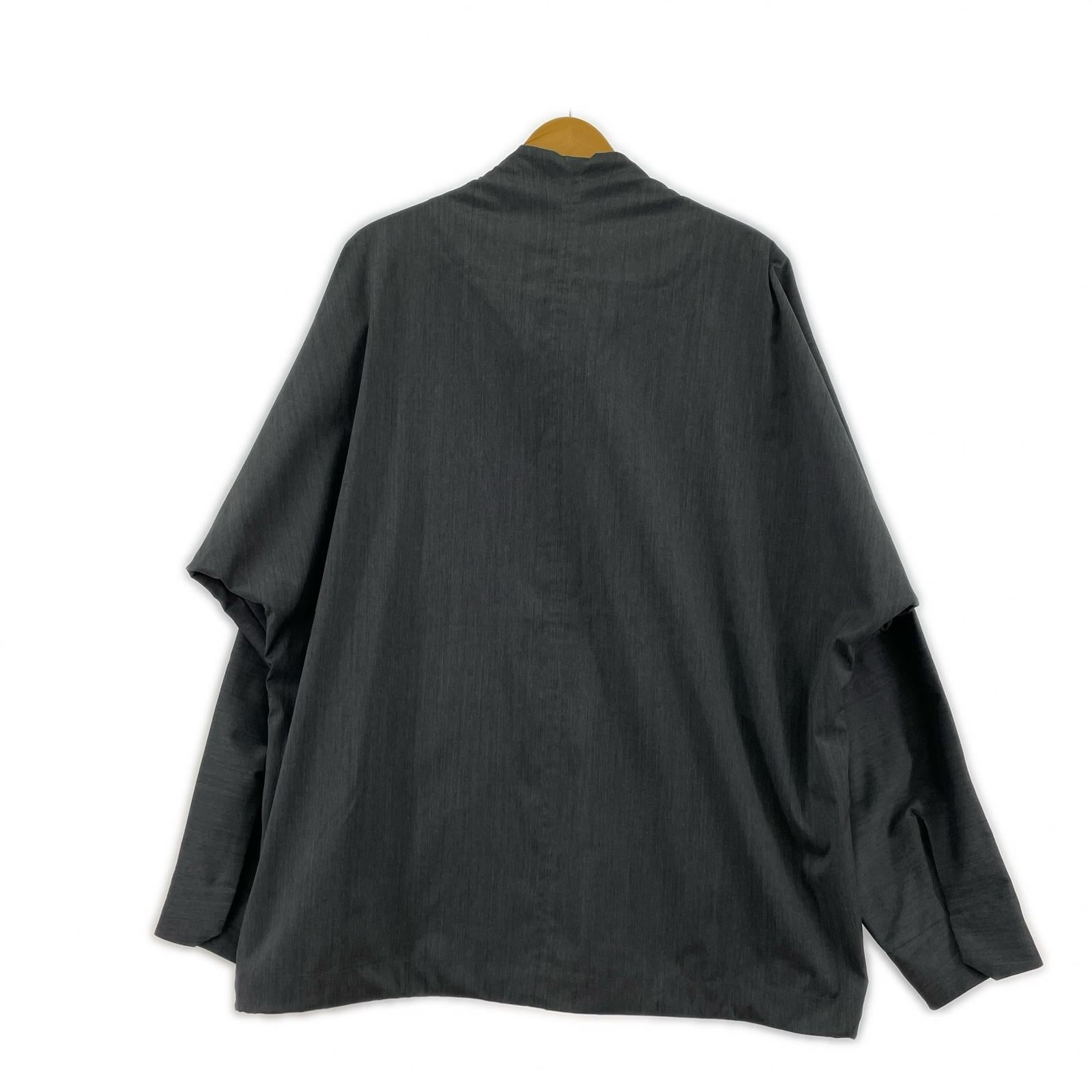 ジャケット REFINED PIPING TRACK JACKET グレー