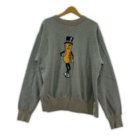 スウェット MR.PEANUT TSURIAMI SWEATSHIRT L グレー