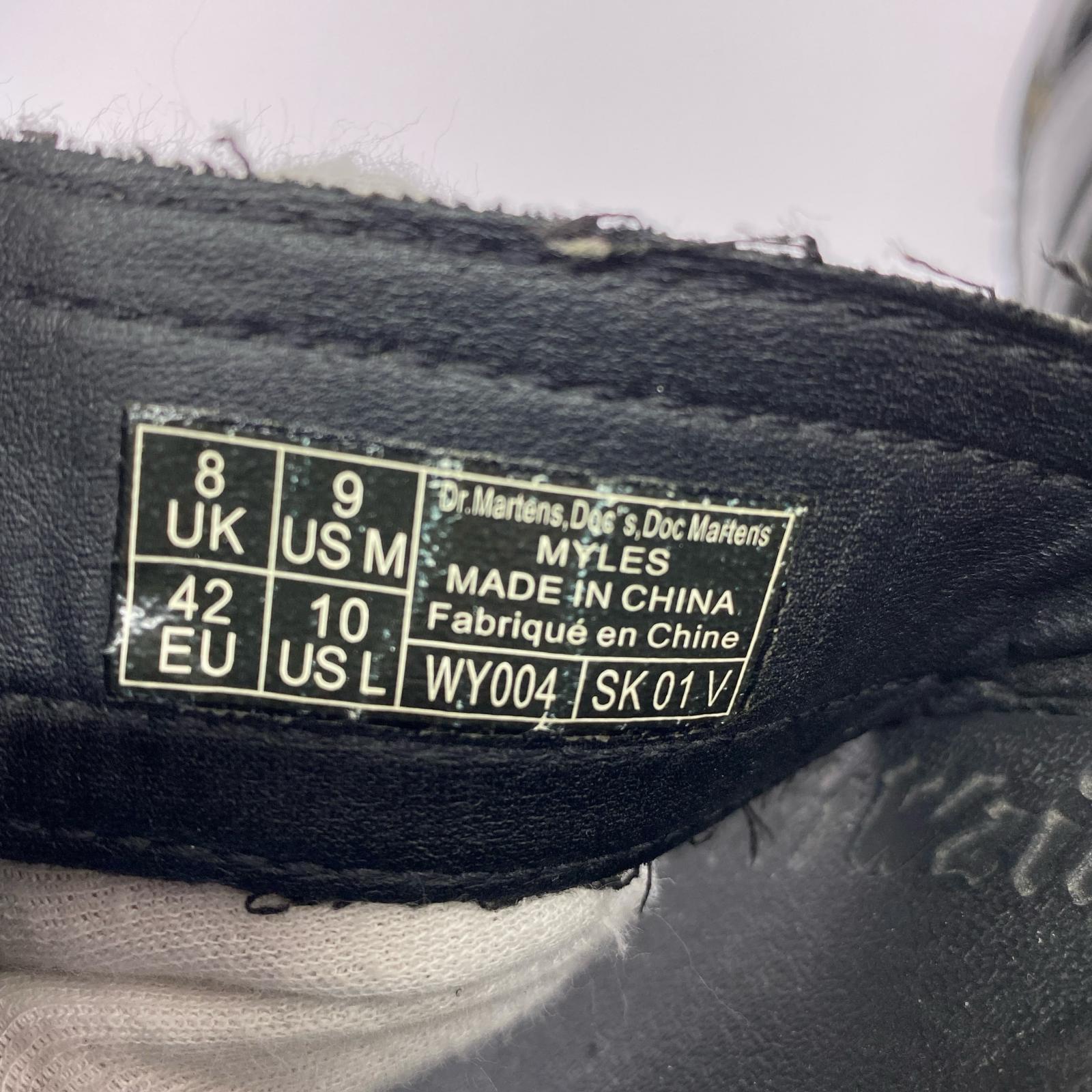サンダル MYLES スライド サンダル UK8 ブラック