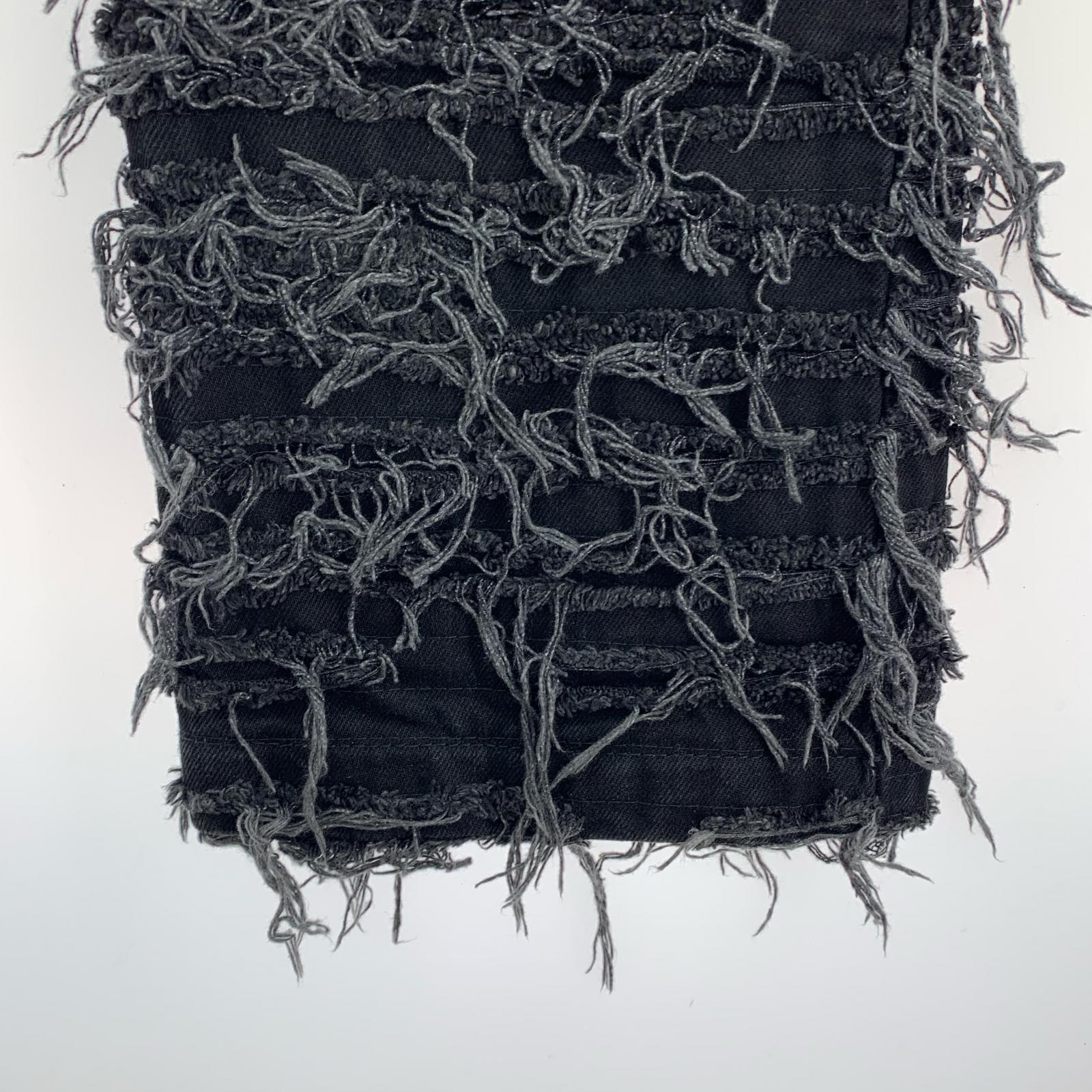 デニムパンツ PARADOXE PARIS Destroy Denim Pants (38) 38 ブラック