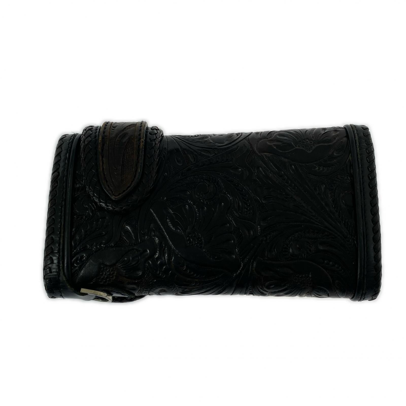長財布 mama kin カービングウォレット BRW ブラウン